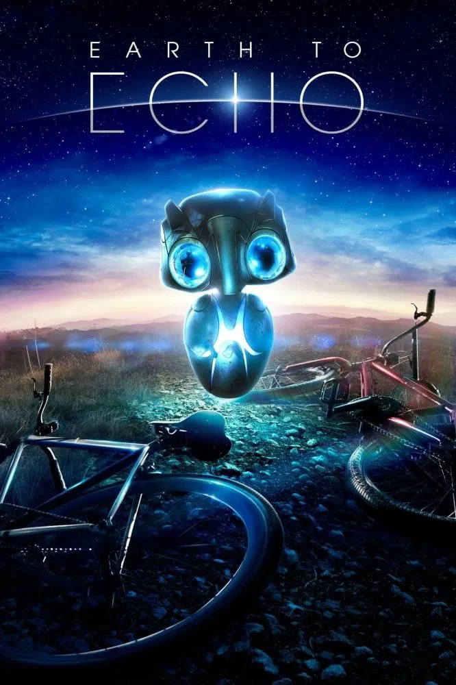 Poster chính thức của phim Phim Gia Đình, Phim Phiêu Lưu "Giải Cứu Sinh Vật Ngoài Hành Tinh" (Earth to Echo - 2014), với sự tham gia của diễn viên Teo Halm và Stro.