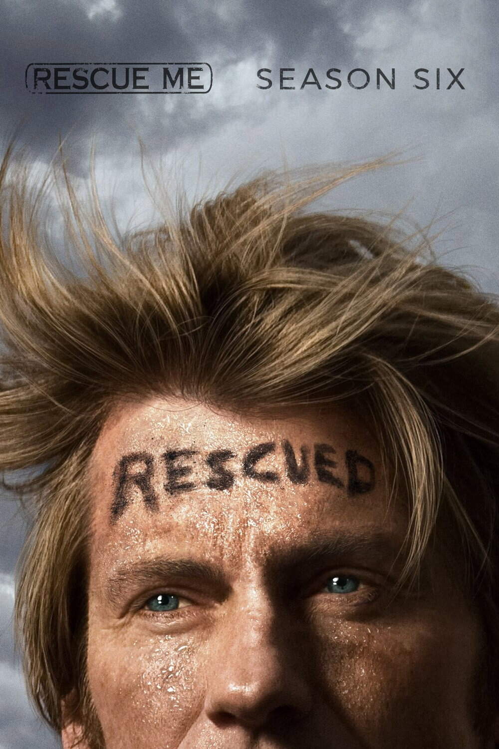 Poster chính thức của phim Phim Tâm Lý "Giải Cứu Tôi (Phần 6)" (Rescue Me - 2004), với sự tham gia của diễn viên Denis Leary và Adam Ferrara.