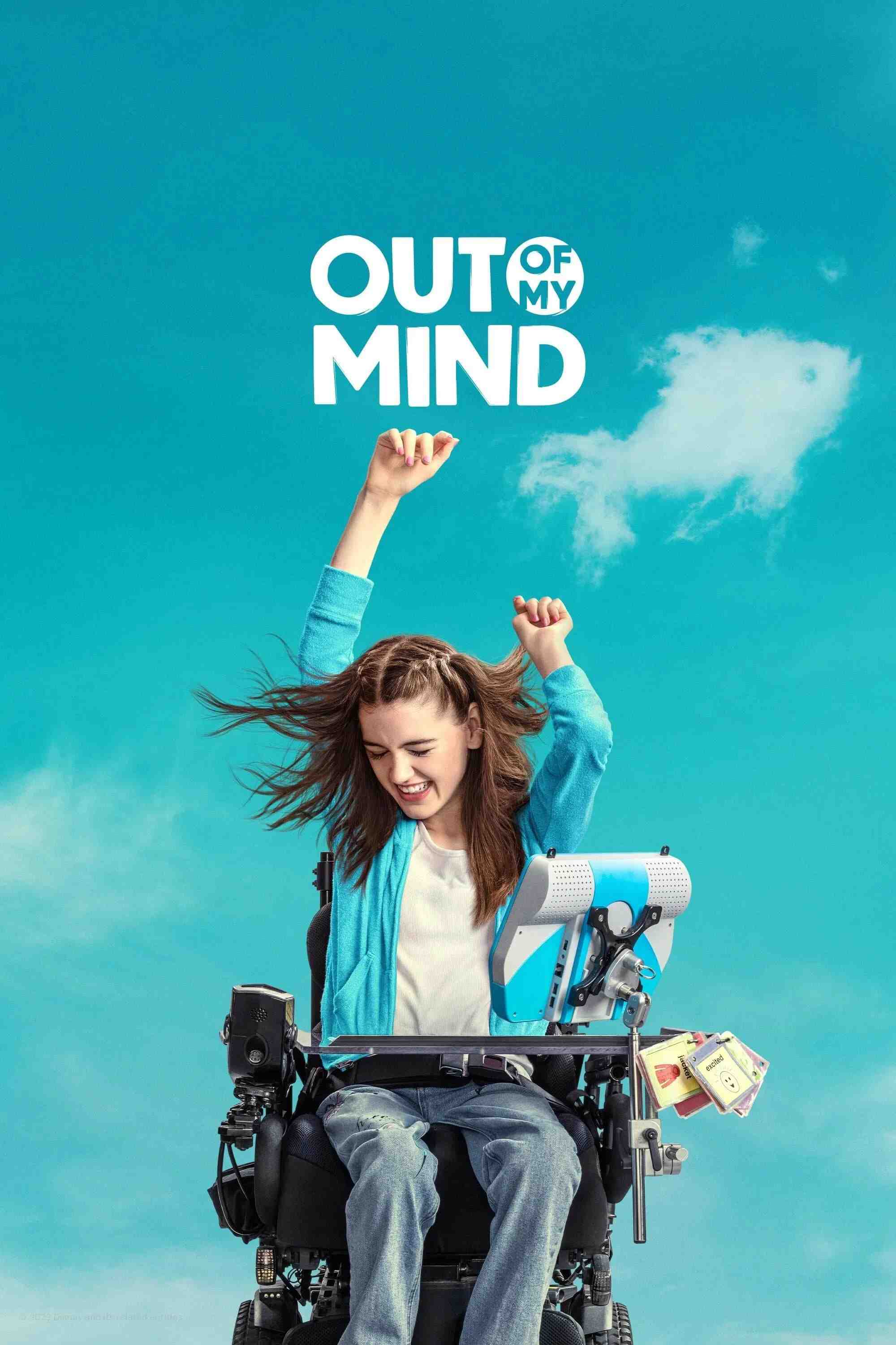 Poster chính thức của phim Phim Tâm Lý, Phim Gia Đình "Giai Điệu Của Tâm Hồn" (Out of My Mind - 2024), với sự tham gia của diễn viên Phoebe-Rae Taylor và Rosemarie DeWitt.