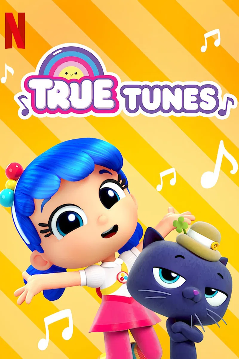 Poster chính thức của phim Phim Thiếu Nhi, Phim Hoạt Hình "Giai điệu của True" (True Tunes - 2019).