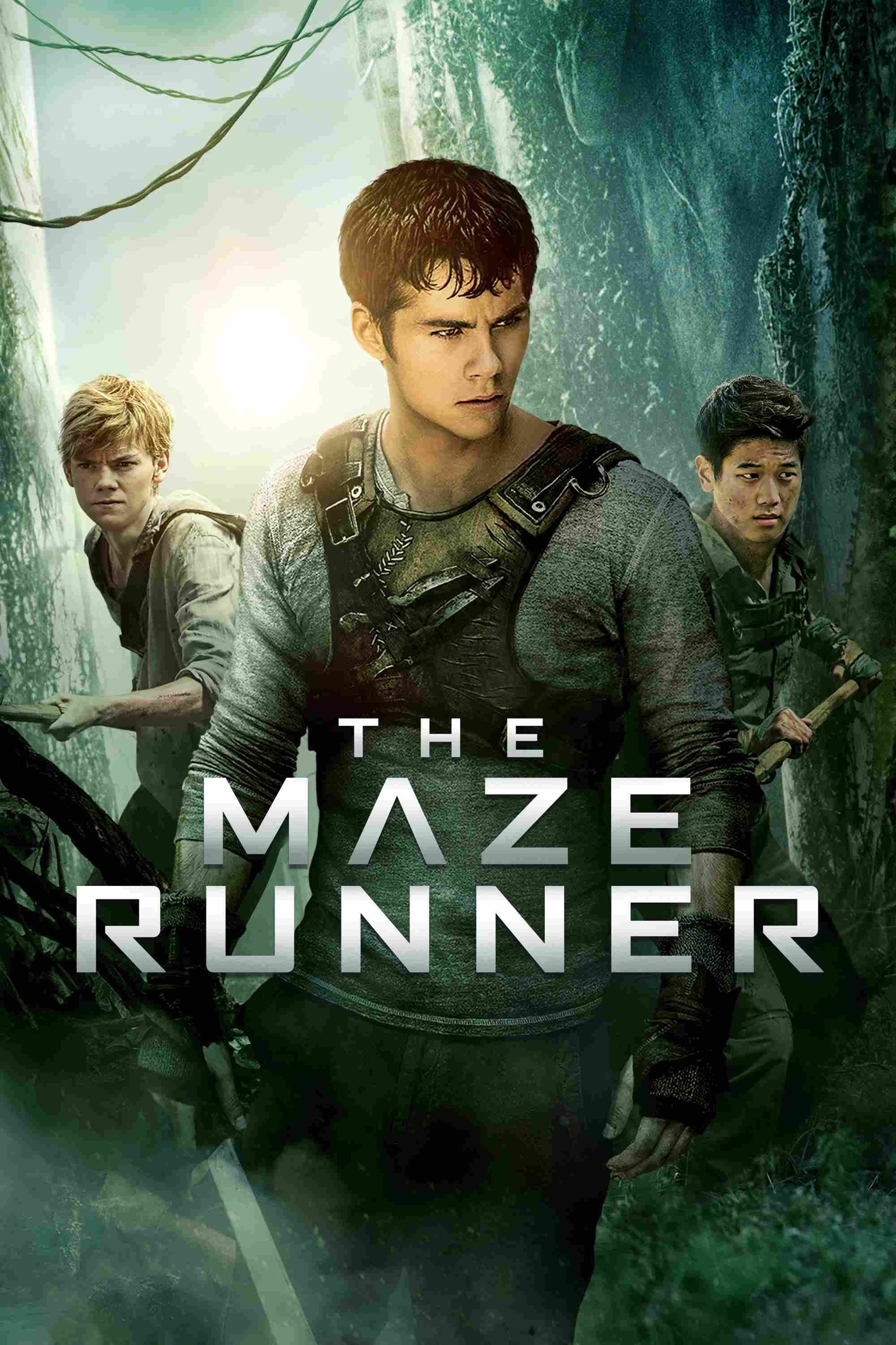 Poster chính thức của phim Phim Hành Động, Phim Bí Ẩn "Giải Mã Mê Cung" (The Maze Runner - 2014), với sự tham gia của diễn viên Dylan O'Brien và Kaya Scodelario.
