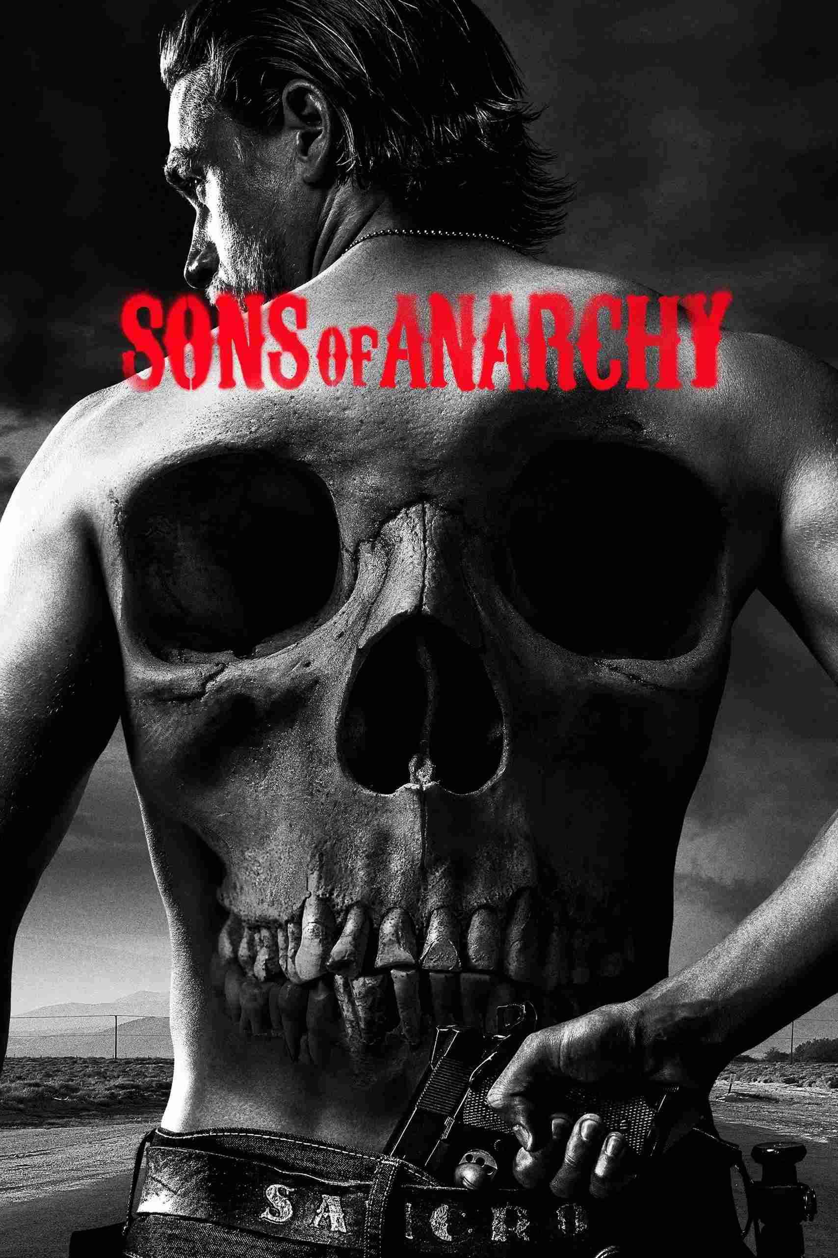 Poster chính thức của phim Phim Hình Sự, Phim Tâm Lý "Giang Hồ Đẫm Máu (Phần 6)" (Sons of Anarchy - 2008), với sự tham gia của diễn viên Charlie Hunnam và Katey Sagal.