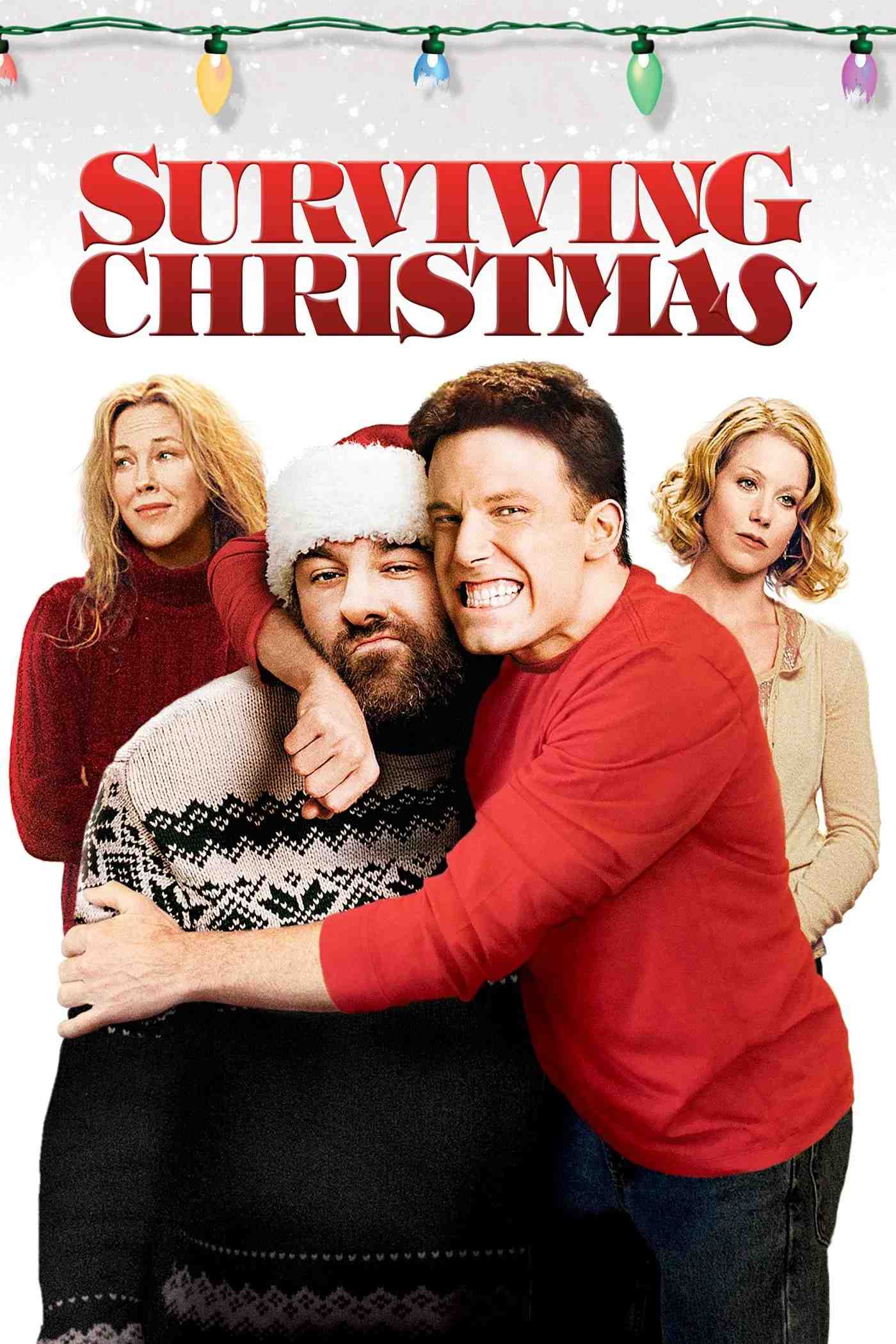Poster chính thức của phim Phim Hài, Phim Tình Cảm "Giáng Sinh Bất Tận" (Surviving Christmas - 2004), với sự tham gia của diễn viên Ben Affleck và James Gandolfini.