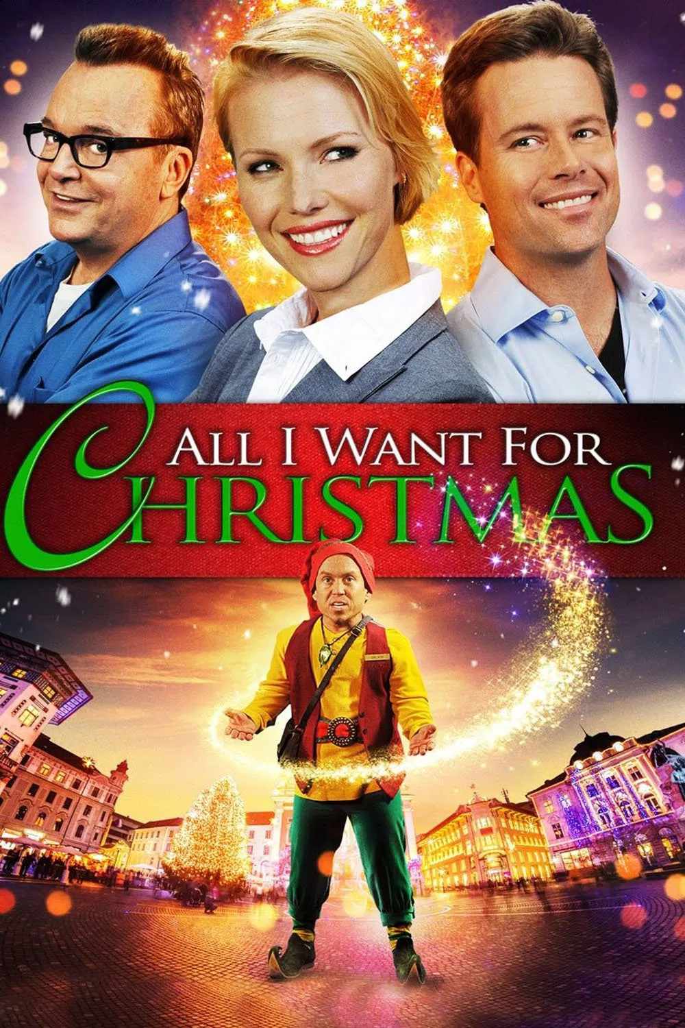 Poster chính thức của phim Phim Gia Đình, Phim Giả Tượng "Giáng Sinh Có Đôi" (All I Want for Christmas - 2013), với sự tham gia của diễn viên Melissa Sagemiller và Tom Arnold.