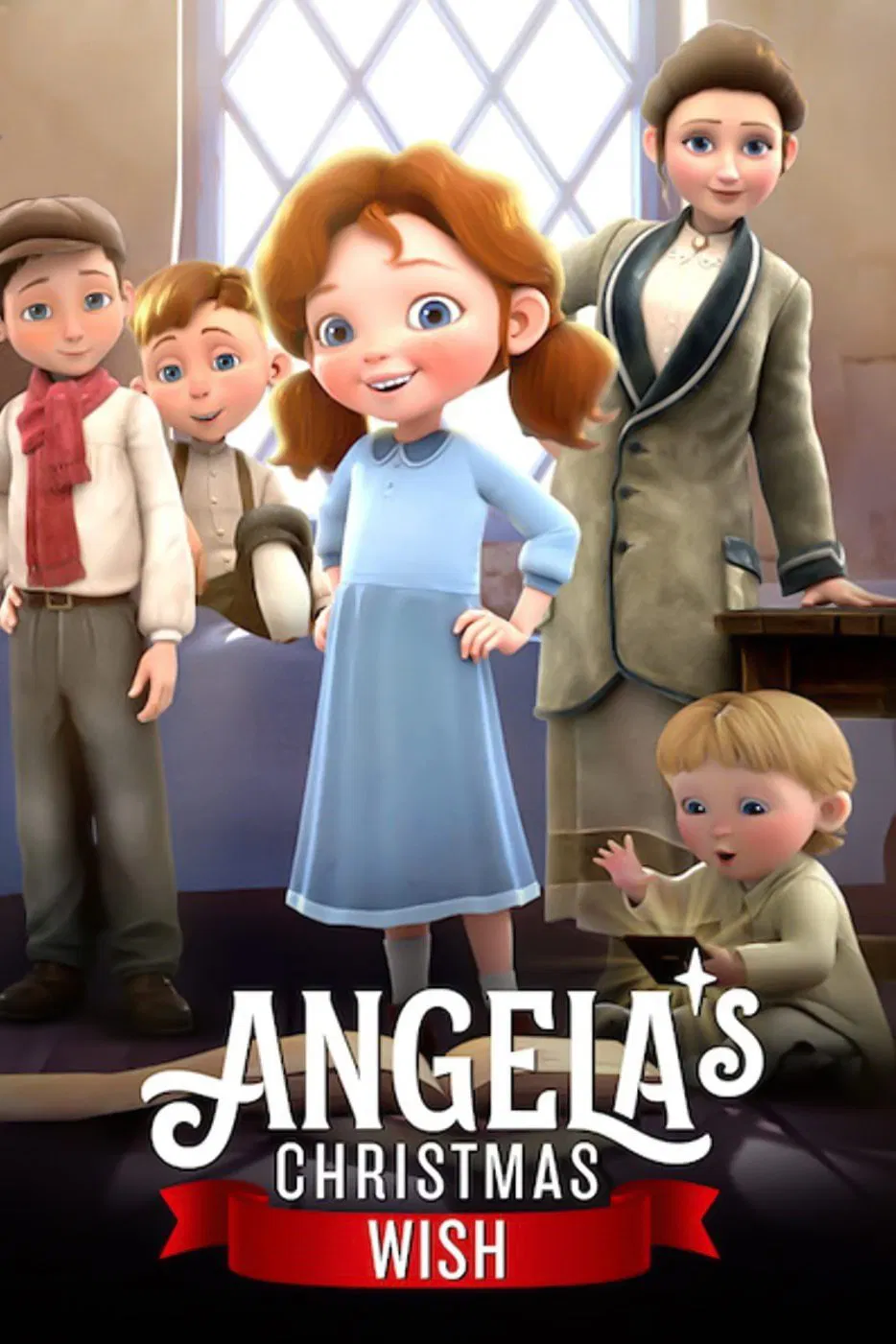 Poster chính thức của phim Phim Hoạt Hình, Phim Gia Đình "Giáng sinh của Angela 2" (Angela's Christmas Wish - 2020), với sự tham gia của diễn viên Lucy O'Connell và Ruth Negga.