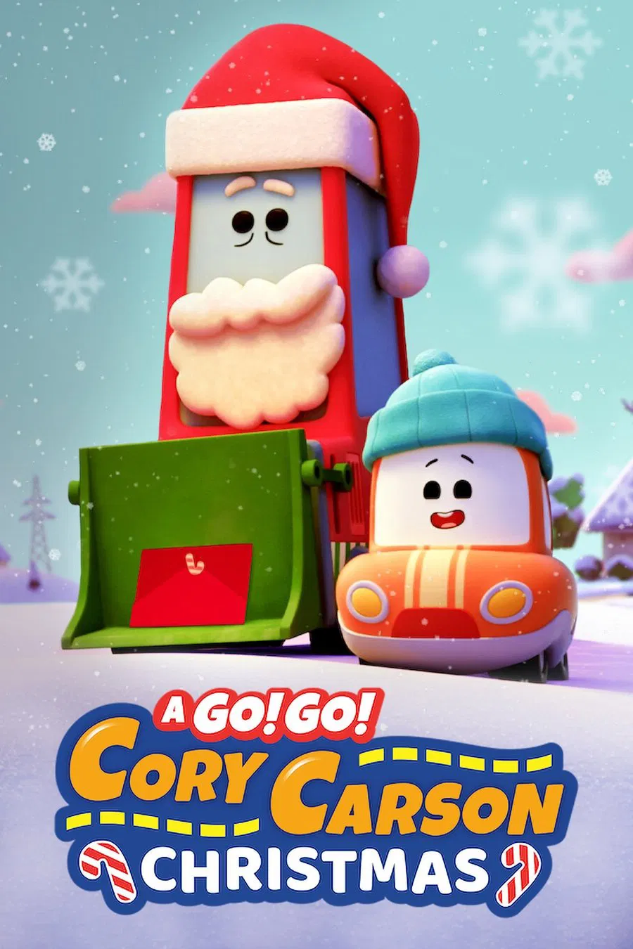 Poster chính thức của phim Phim Hoạt Hình, Phim Gia Đình "Giáng sinh cùng Xe Nhỏ" (A Go! Go! Cory Carson Christmas - 2020).