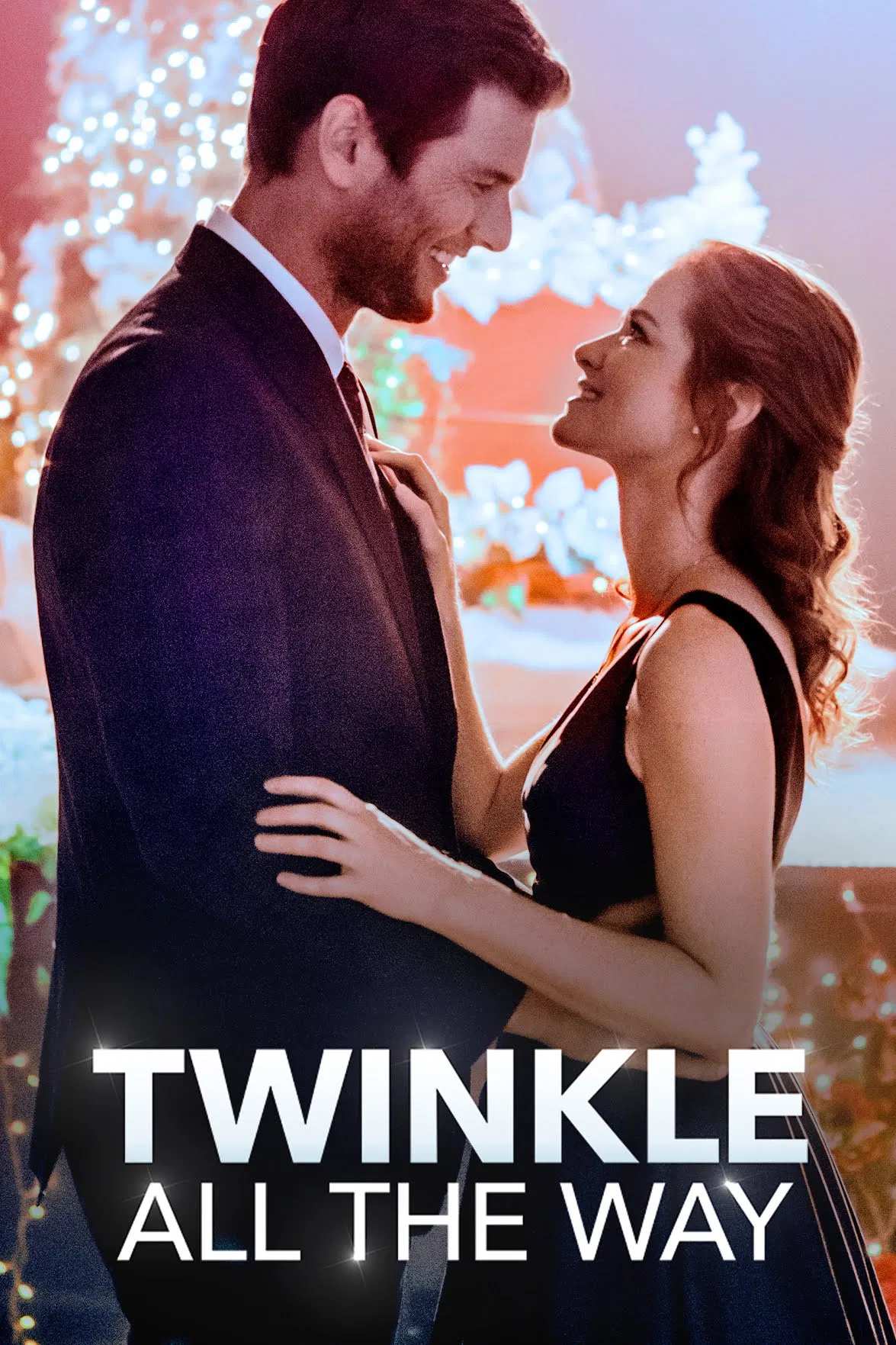 Poster chính thức của phim Phim Truyền Hình, Phim Tình Cảm "Giáng Sinh Diệu Kỳ" (Twinkle All the Way - 2019), với sự tham gia của diễn viên Sarah Drew và Ryan McPartlin.