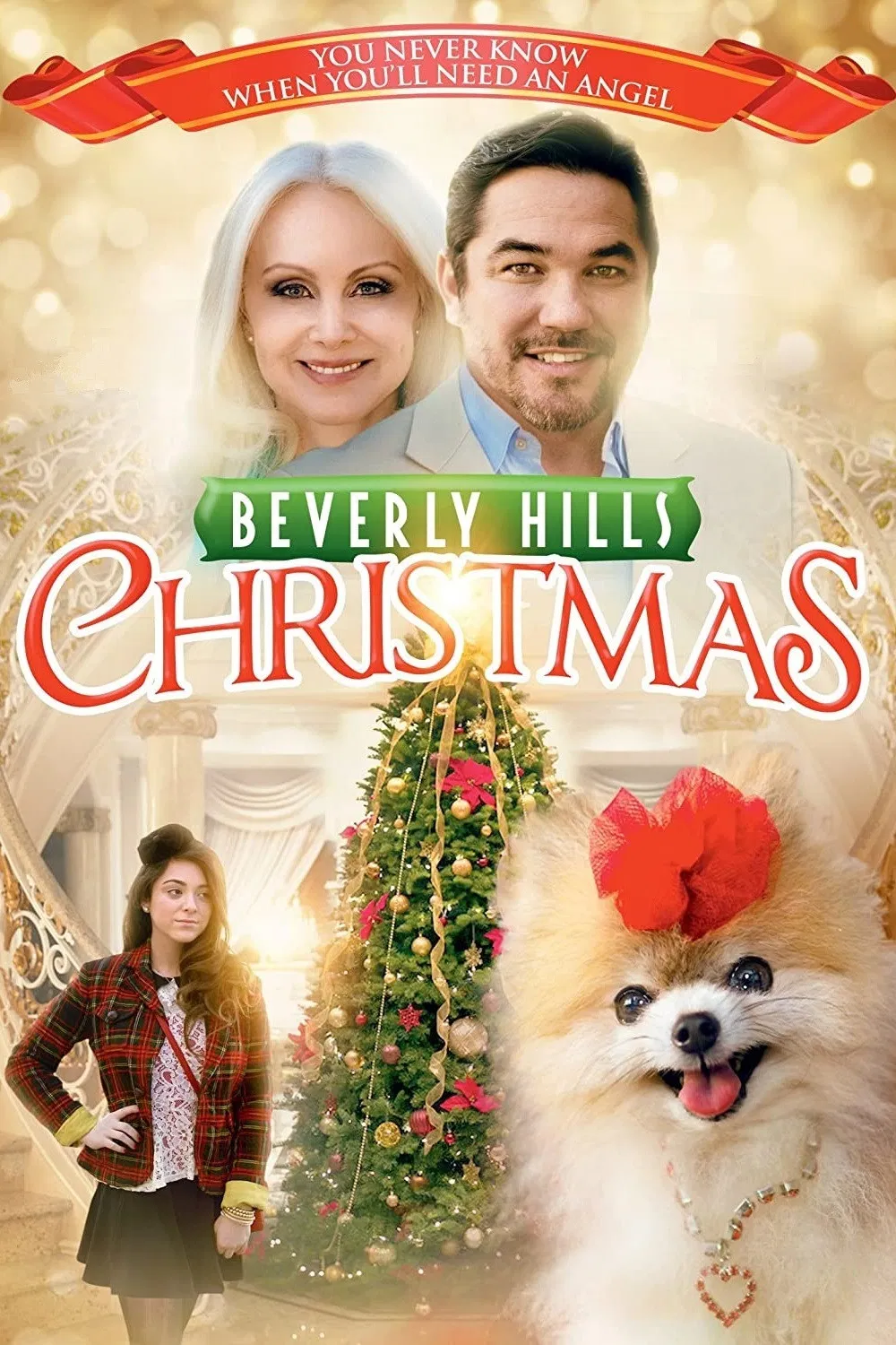 Poster chính thức của phim Phim Gia Đình, Phim Tâm Lý "Giáng Sinh Ở Beverly Hills" (Beverly Hills Christmas - 2015), với sự tham gia của diễn viên Ravin Spangler và Donna Spangler.