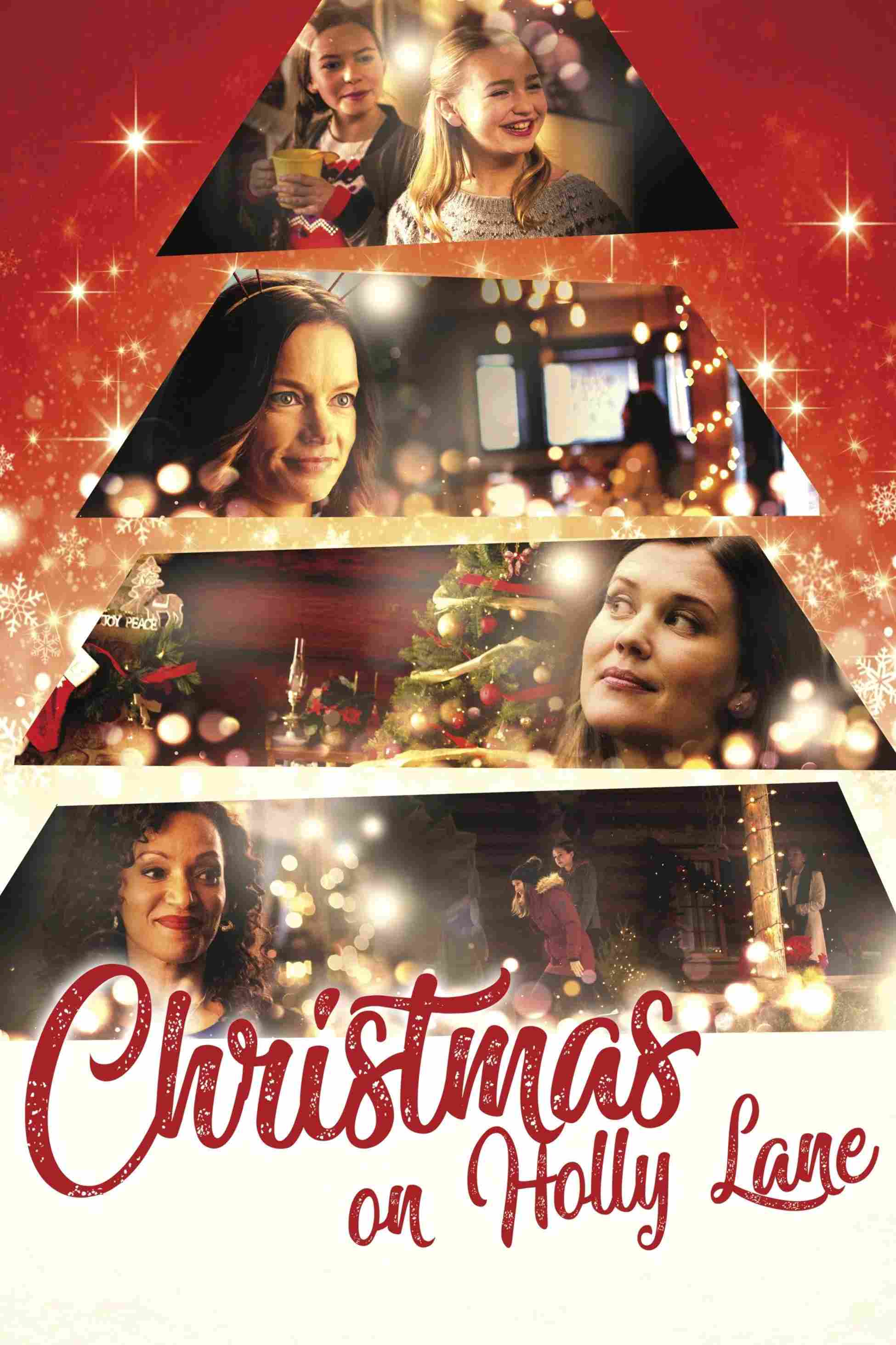 Poster chính thức của phim Phim Tình Cảm, Phim Tâm Lý "Giáng Sinh ở Holly Lane" (Christmas on Holly Lane - 2018), với sự tham gia của diễn viên Sarah Lancaster và Karen Holness.