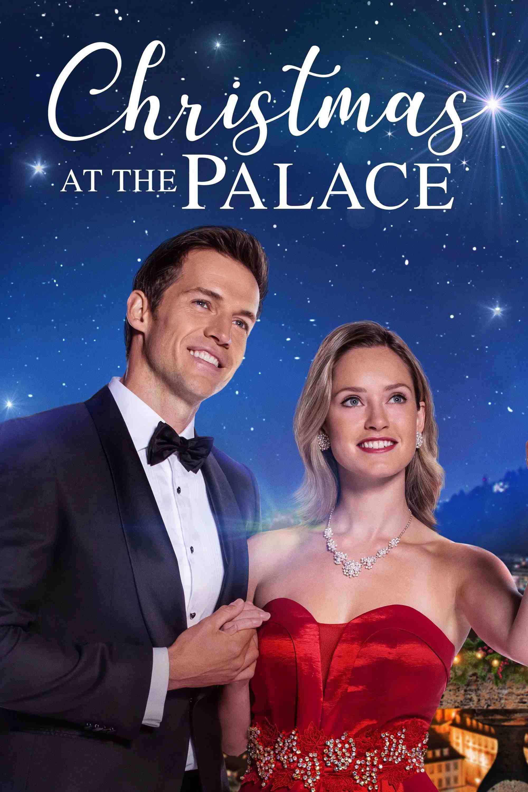 Poster chính thức của phim Phim Tình Cảm, Phim Truyền Hình "Giáng sinh tại cung điện" (Christmas at the Palace - 2018), với sự tham gia của diễn viên Merritt Patterson và Andrew Cooper.