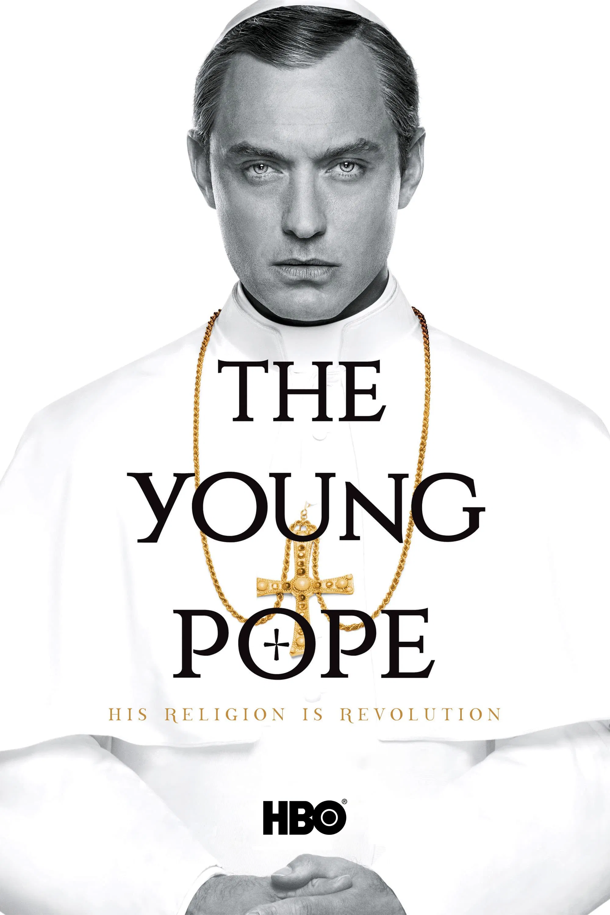 Poster chính thức của phim Phim Tâm Lý "Giáo Hoàng Trẻ Tuổi (Phần 1)" (The Young Pope - 2016), với sự tham gia của diễn viên Jude Law và Diane Keaton.