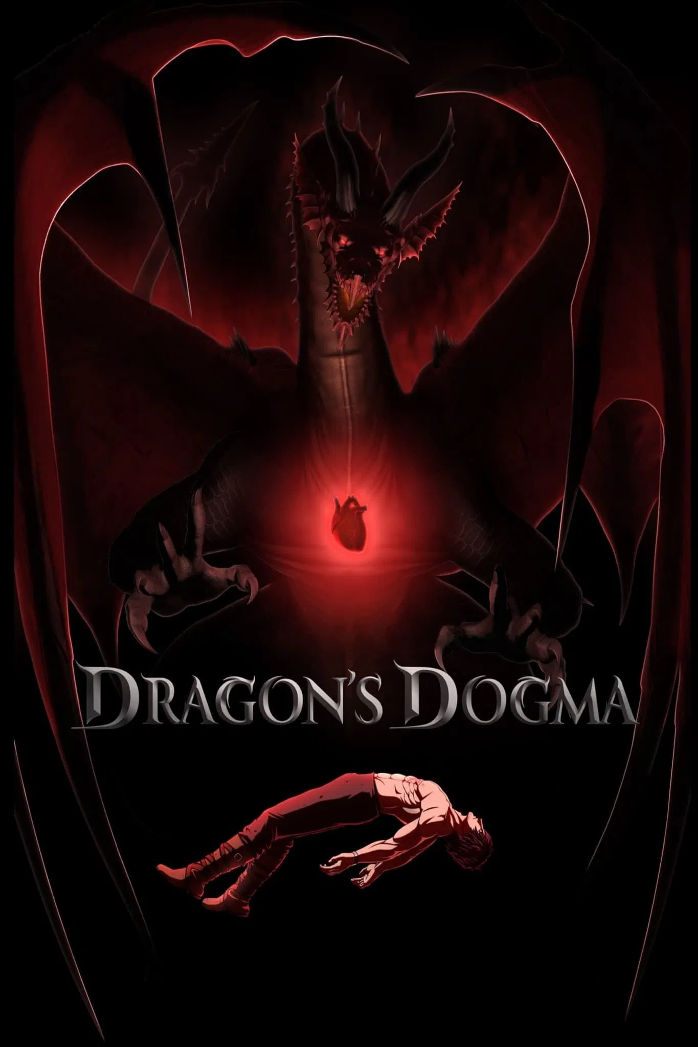 Poster chính thức của phim Phim Hoạt Hình, Phim Hành Động & Phiêu Lưu "Giáo Lý Rồng" (Dragon's Dogma - 2020), với sự tham gia của diễn viên Yuichi Nakamura và Nana Mizuki.