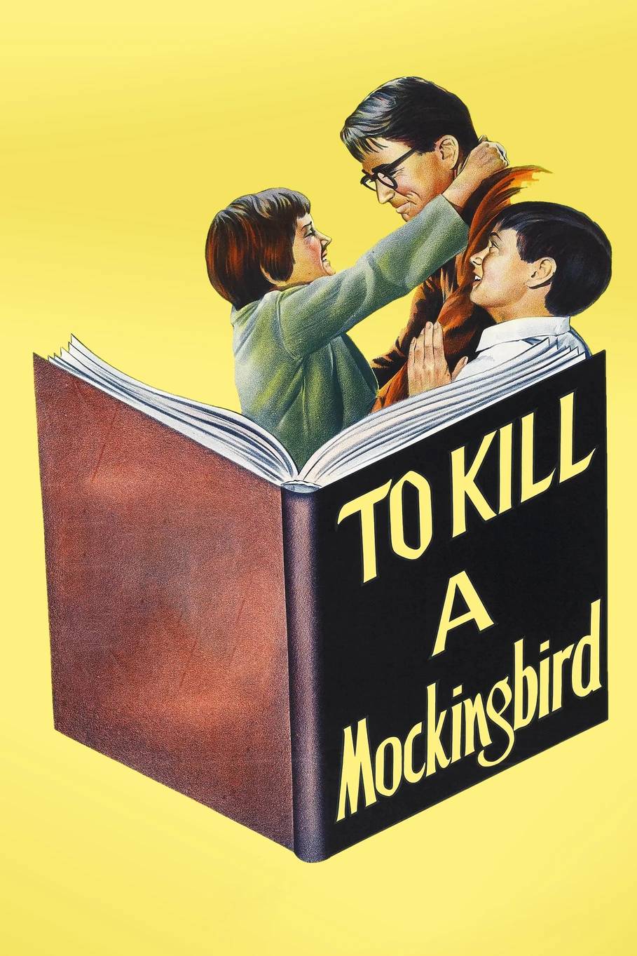 Poster chính thức của phim Phim Tâm Lý "Giết Con Chim Nhại" (To Kill a Mockingbird - 1962), với sự tham gia của diễn viên Mary Badham và Gregory Peck.
