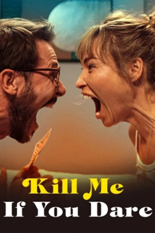 Poster chính thức của phim Phim Hài, Phim Tình Cảm "Giết tôi đi, hỡi tình yêu" (Kill Me If You Dare - 2024), với sự tham gia của diễn viên Weronika Książkiewicz-Nathaniel và Mateusz Banasiuk.