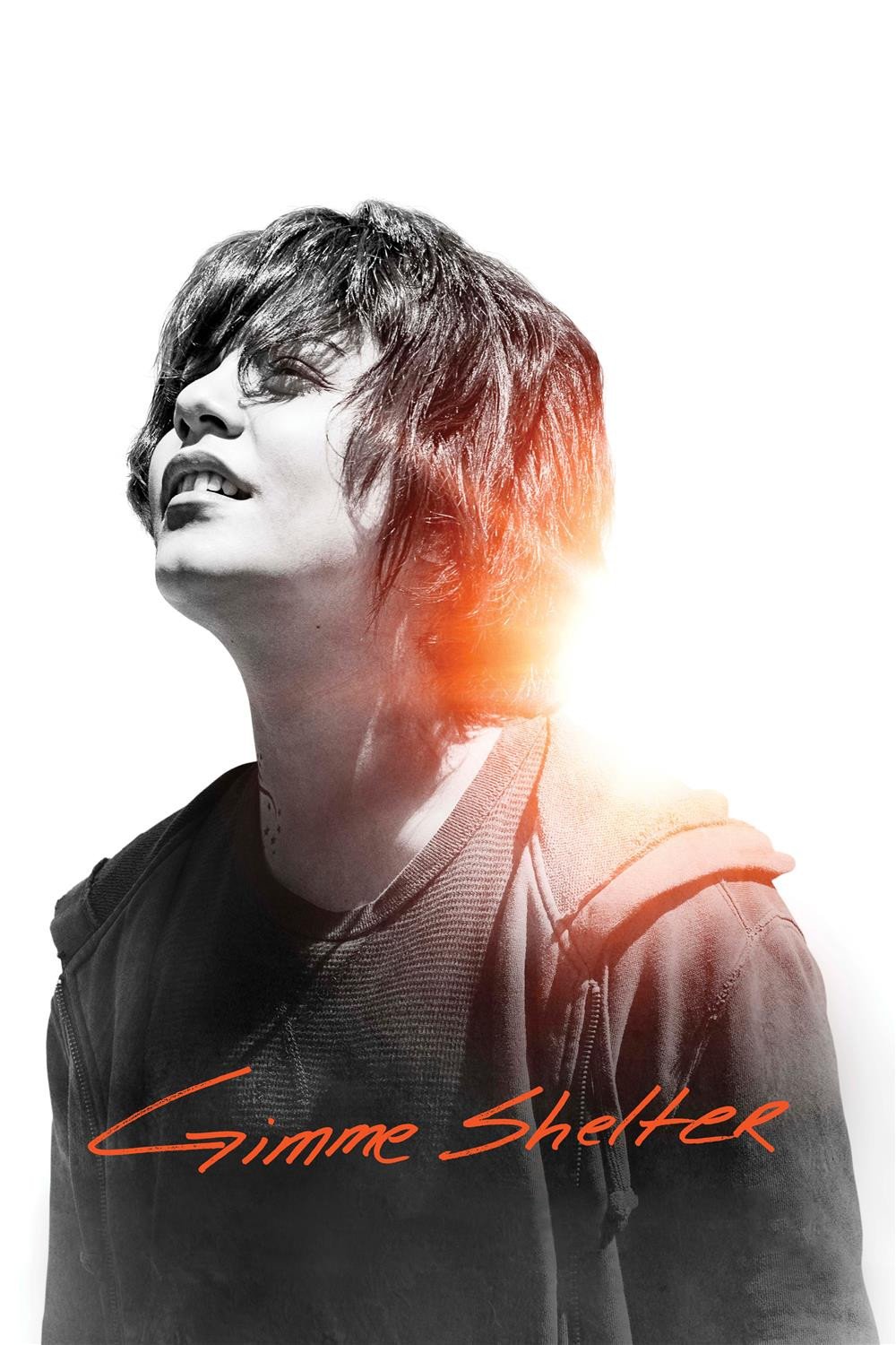 Poster chính thức của phim Phim Tâm Lý "Gimme Shelter" (Gimme Shelter - 2013), với sự tham gia của diễn viên Vanessa Hudgens và Rosario Dawson.