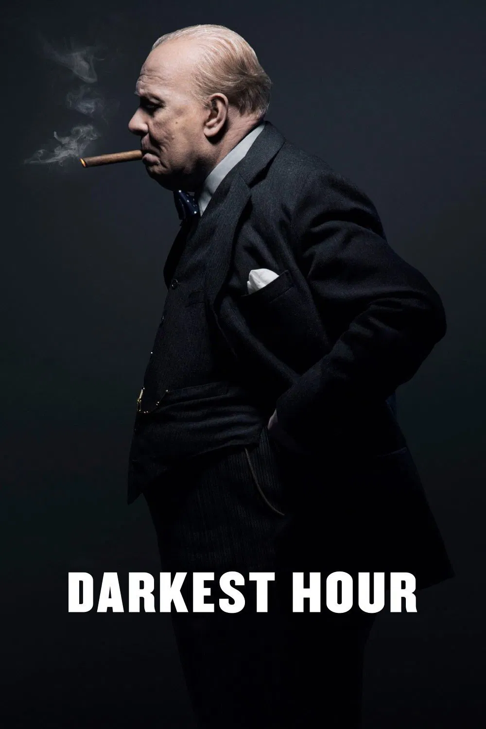 Poster chính thức của phim Phim Tâm Lý, Phim Lịch Sử "Giờ Đen Tối" (Darkest Hour - 2017), với sự tham gia của diễn viên Gary Oldman và Stephen Dillane.