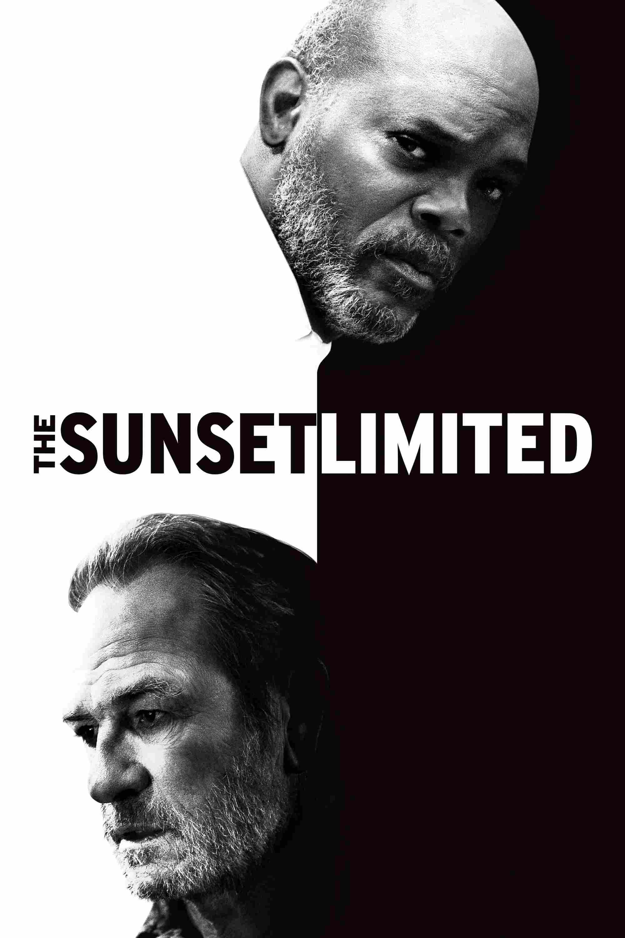 Poster chính thức của phim Phim Tâm Lý, Phim Truyền Hình "Giới Hạn Hoàng Hôn" (The Sunset Limited - 2011), với sự tham gia của diễn viên Tommy Lee Jones và Samuel L. Jackson.
