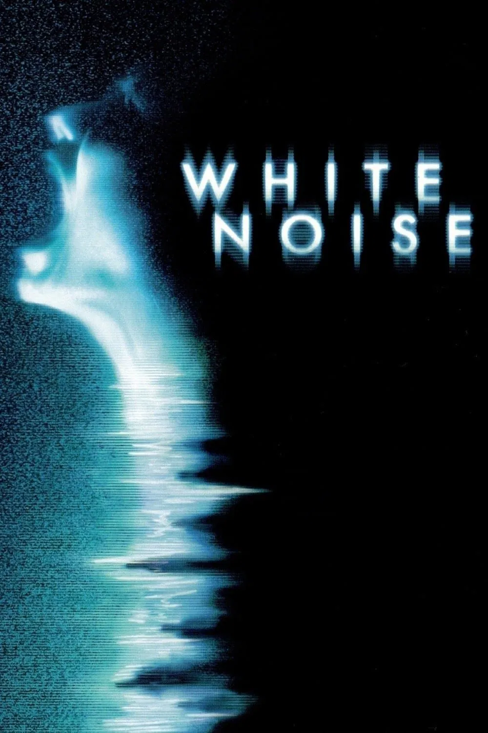 Poster chính thức của phim Phim Tâm Lý, Phim Kinh Dị "Giọng Nói Từ Cõi Âm" (White Noise - 2005), với sự tham gia của diễn viên Michael Keaton và Chandra West.