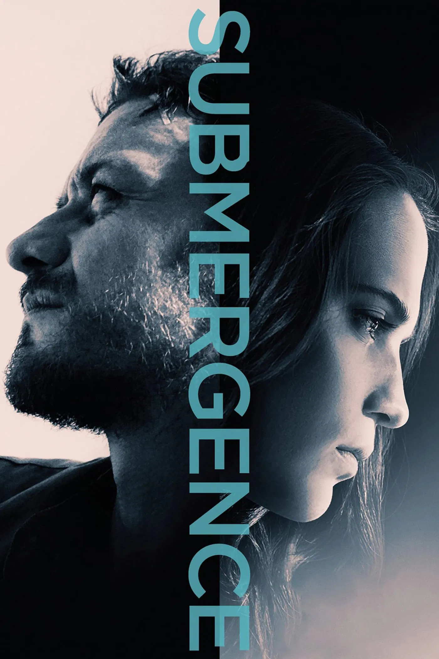 Poster chính thức của phim Phim Tâm Lý, Phim Giật Gân "Giữa Những Đại Dương" (Submergence - 2017), với sự tham gia của diễn viên James McAvoy và Alicia Vikander.