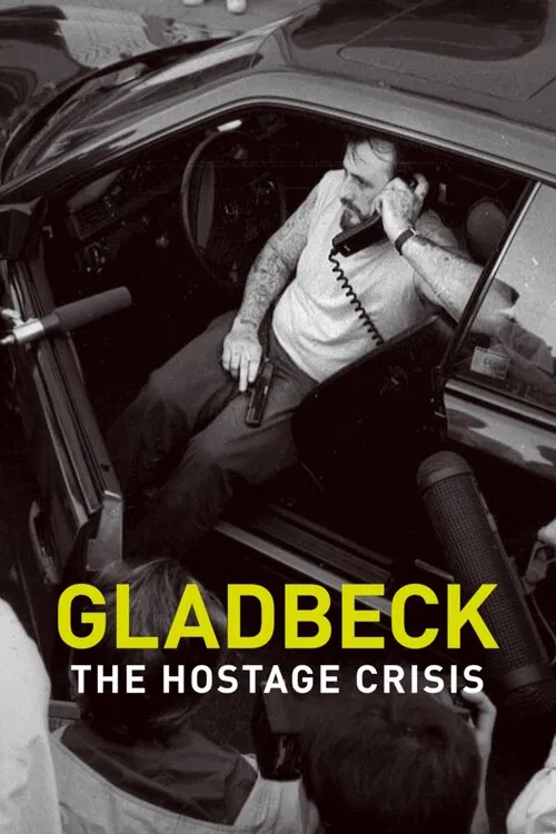 Poster chính thức của phim Phim Tài Liệu "Gladbeck: Khủng hoảng con tin" (Gladbeck: The Hostage Crisis - 2022), với sự tham gia của diễn viên Hans-Jürgen Rösner và Silke Bischoff.