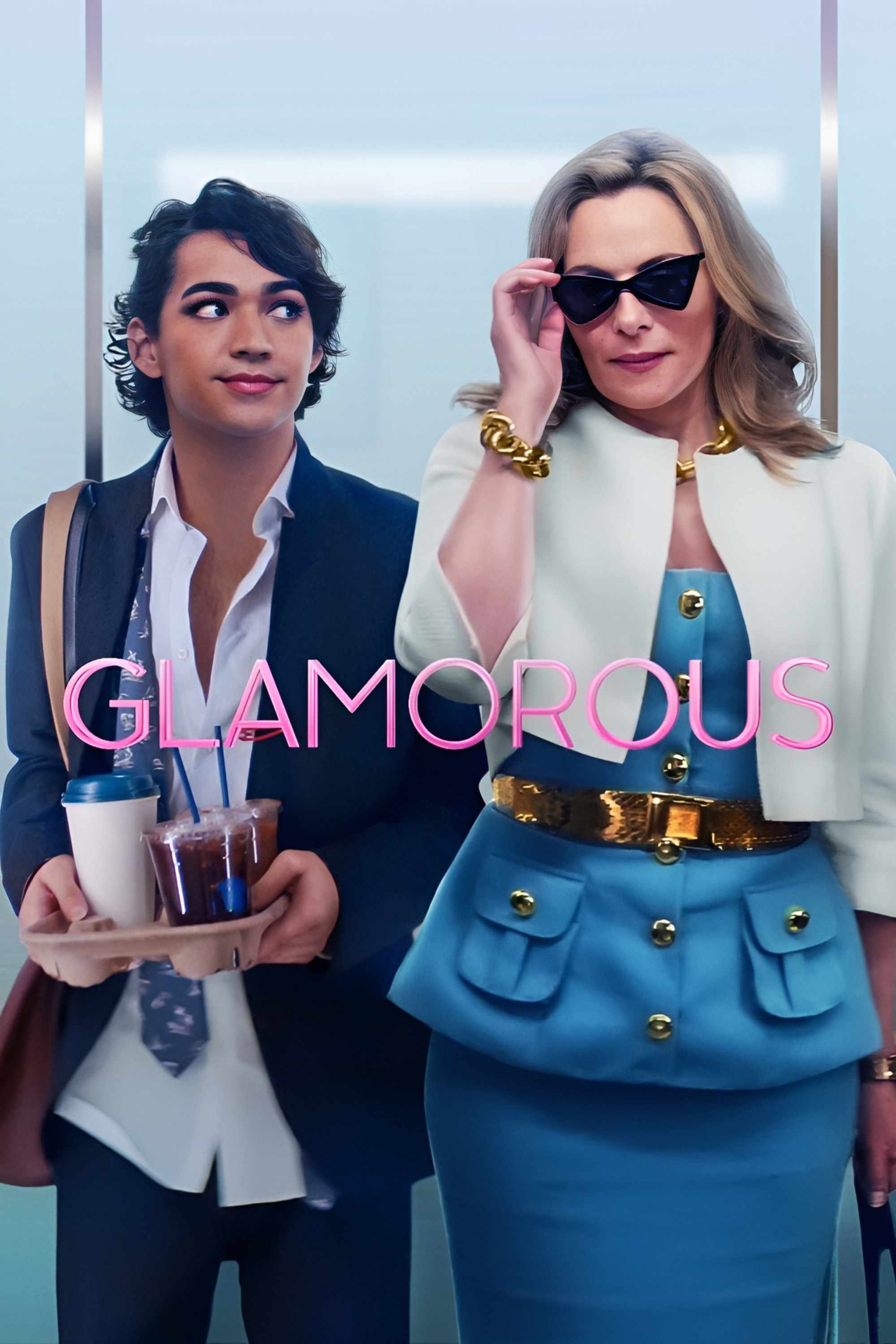 Poster chính thức của phim Phim Tâm Lý, Phim Hài "Glamorous" (Glamorous - 2023), với sự tham gia của diễn viên Kim Cattrall và Miss Benny.