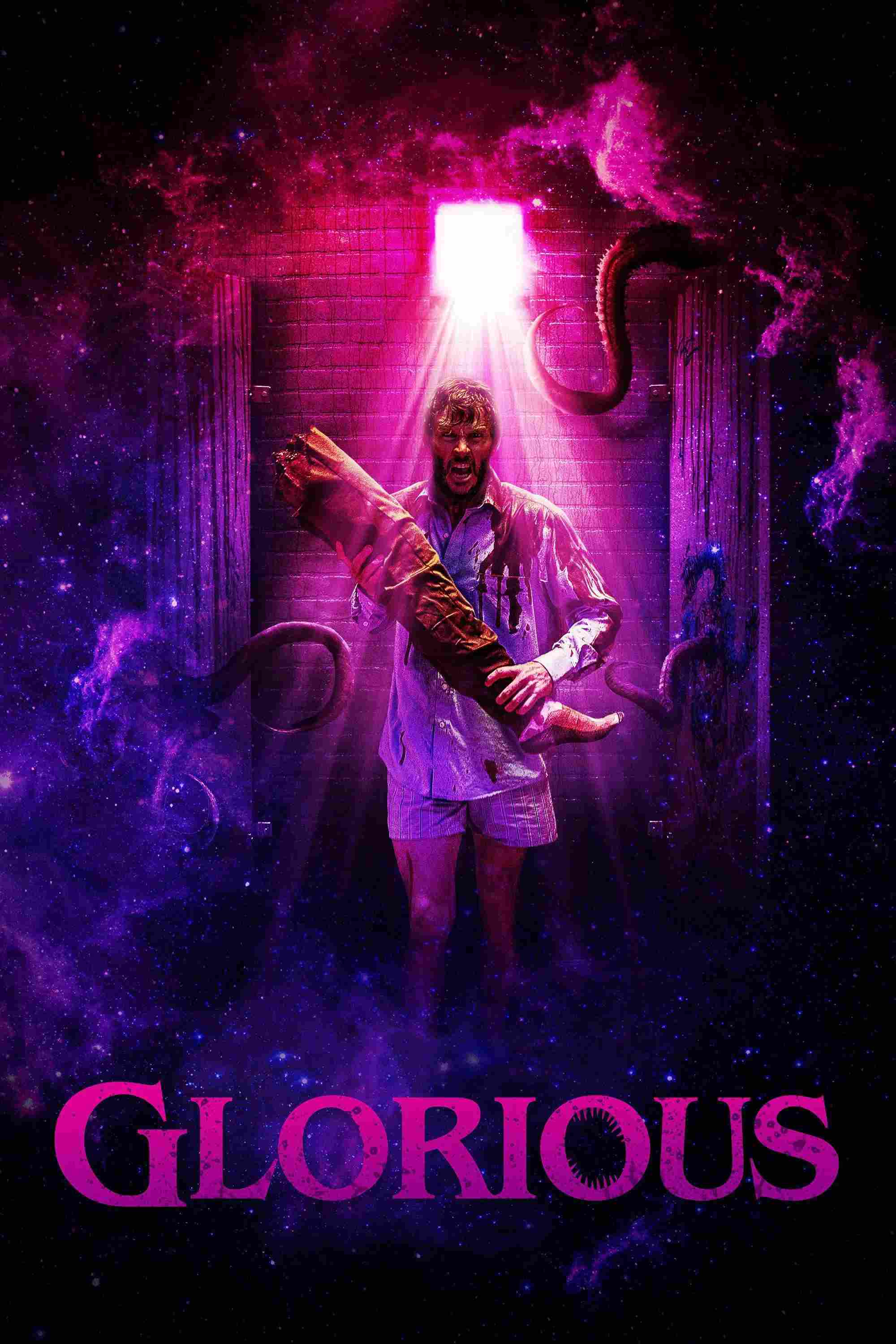 Poster chính thức của phim Phim Kinh Dị, Phim Giả Tượng "Glorious" (Glorious - 2022), với sự tham gia của diễn viên Ryan Kwanten và J.K. Simmons.