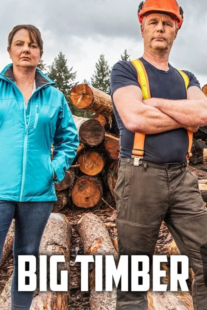 Poster chính thức của phim Truyền Hình Thực Tế "Gỗ lớn" (Big Timber - 2020).