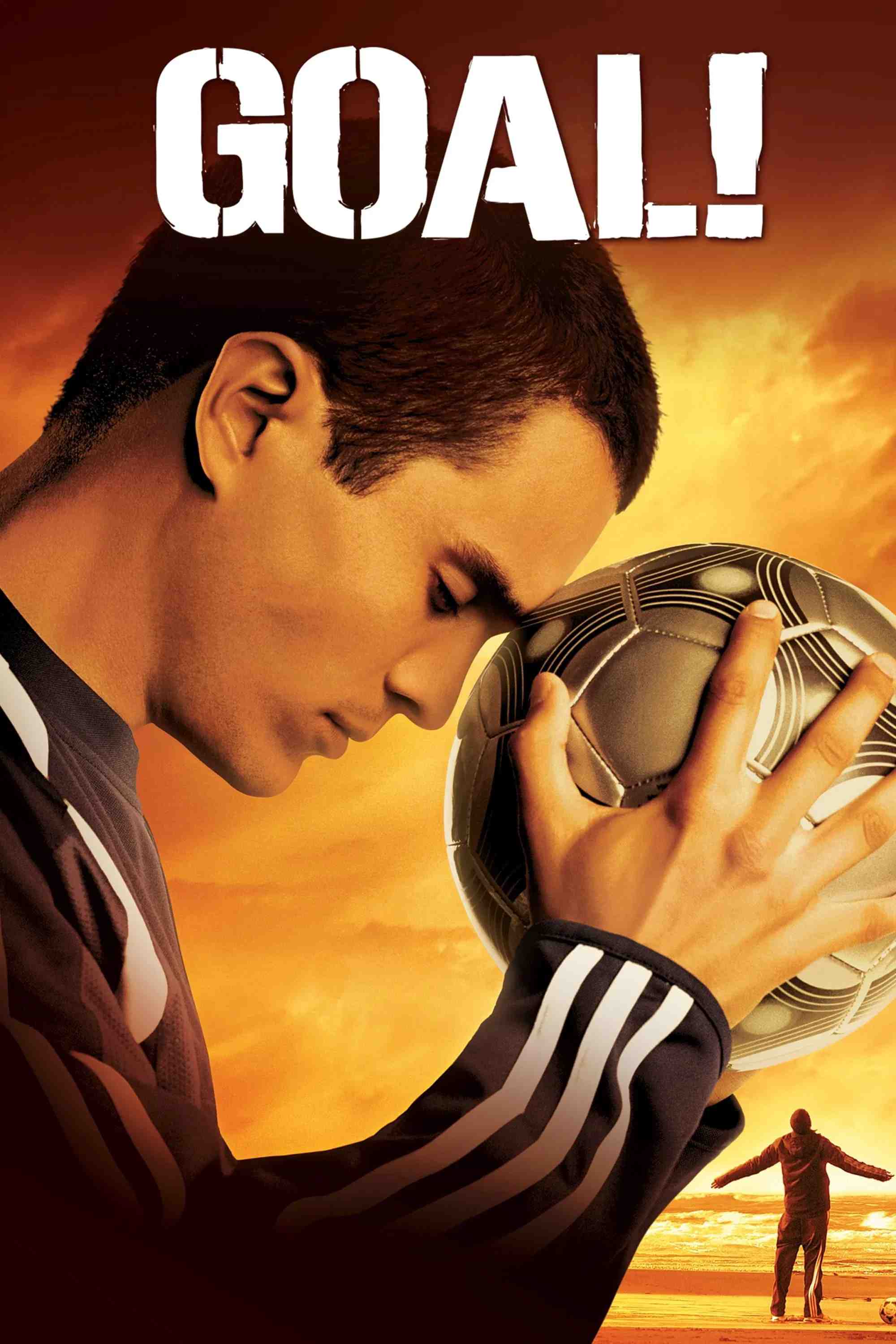 Poster chính thức của phim Phim Tâm Lý "Goal!" (Goal! - 2005), với sự tham gia của diễn viên Kuno Becker và Alessandro Nivola.