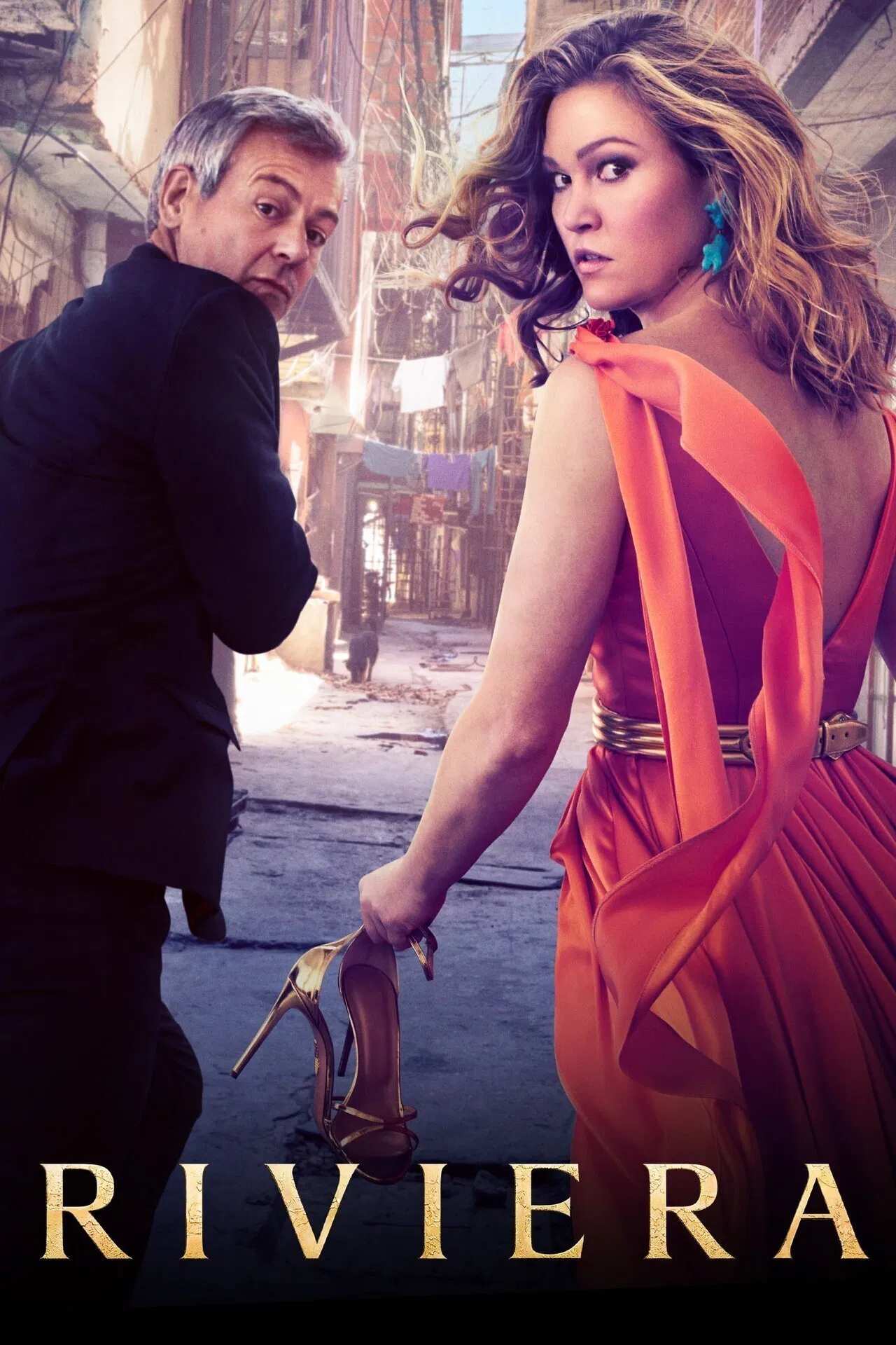 Poster chính thức của phim Phim Tâm Lý "Góc Khuất" (Riviera - 2017), với sự tham gia của diễn viên Julia Stiles và Rupert Graves.