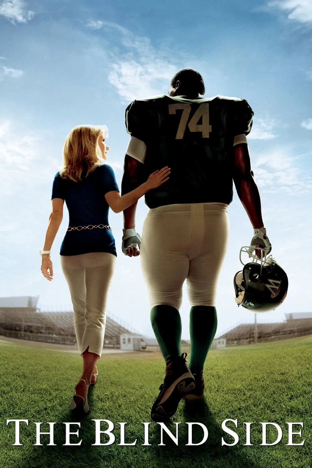 Poster chính thức của phim Phim Tâm Lý "Góc Khuất" (The Blind Side - 2009), với sự tham gia của diễn viên Sandra Bullock và Tim McGraw.