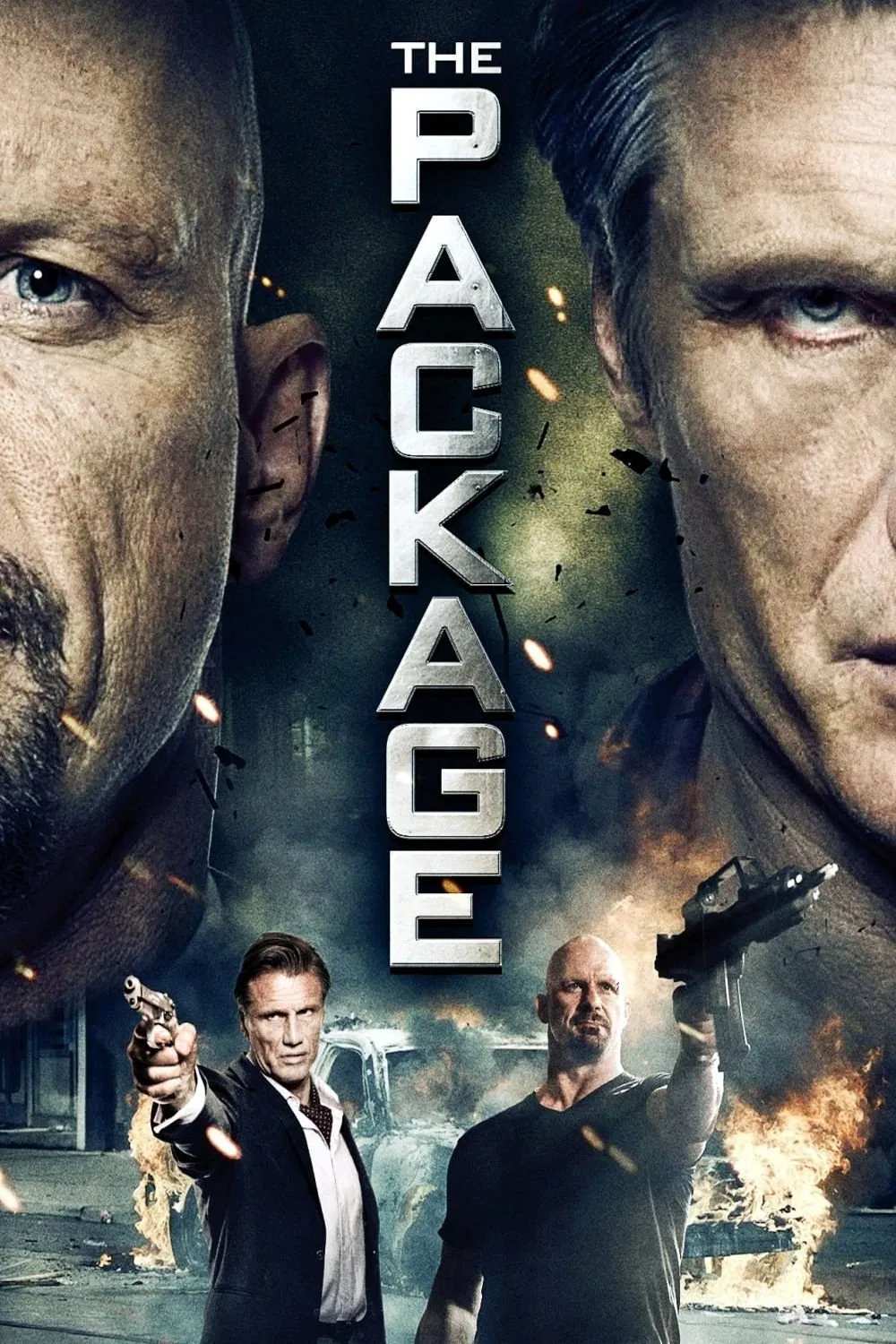 Poster chính thức của phim Phim Hành Động "Gói Hàng Bí Ẩn" (The Package - 2013), với sự tham gia của diễn viên Steve Austin và Dolph Lundgren.