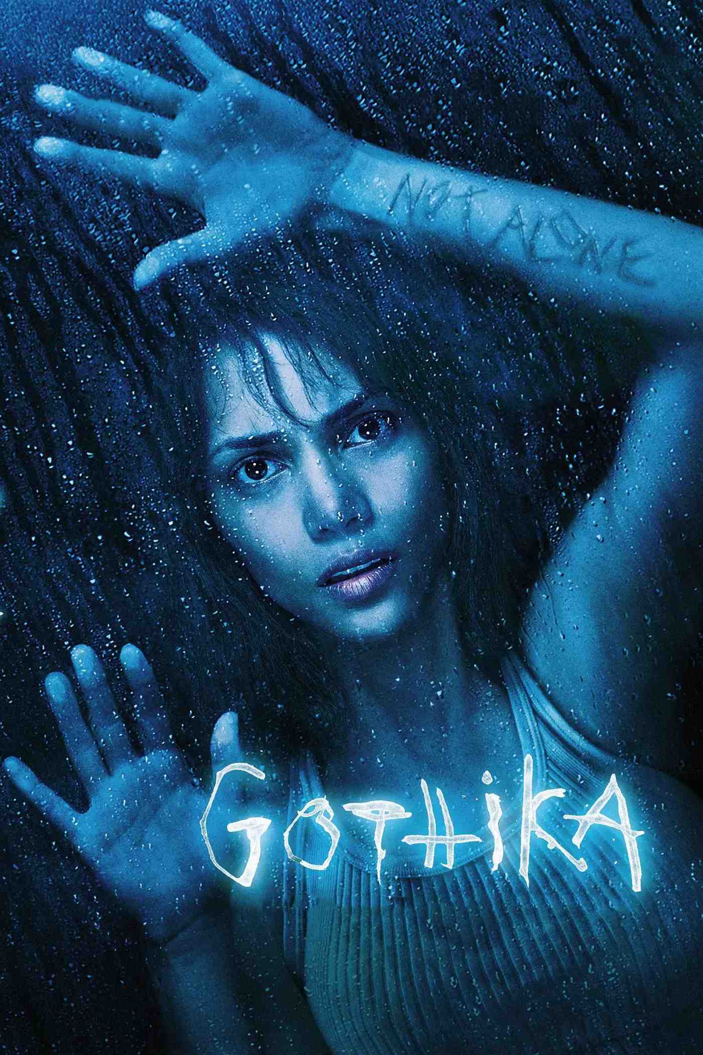Poster chính thức của phim Phim Kinh Dị, Phim Giật Gân "Gothika" (Gothika - 2003), với sự tham gia của diễn viên Halle Berry và Robert Downey Jr.
