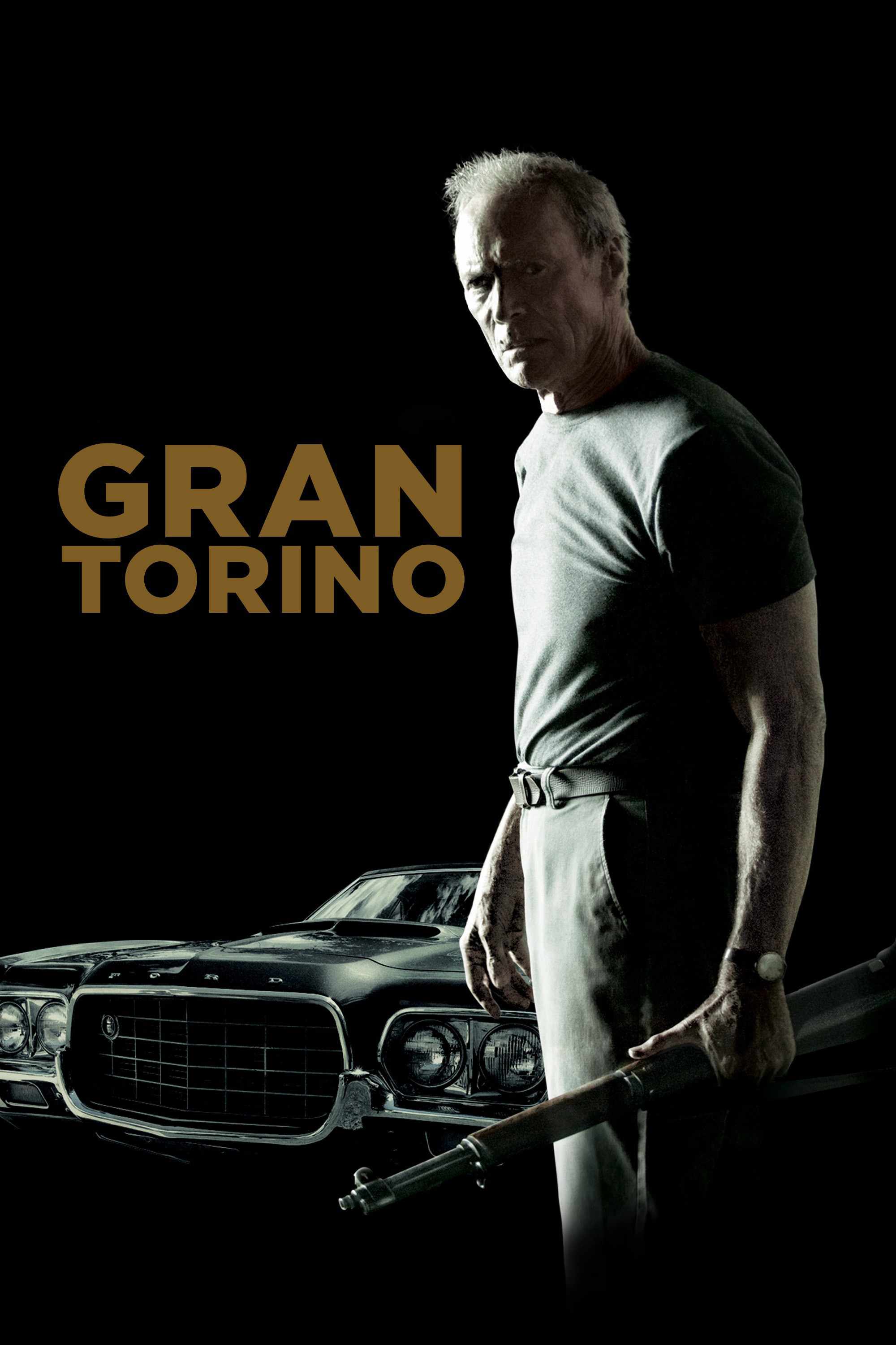 Poster chính thức của phim Phim Tâm Lý "Gran Torino" (Gran Torino - 2008), với sự tham gia của diễn viên Clint Eastwood và Christopher Carley.