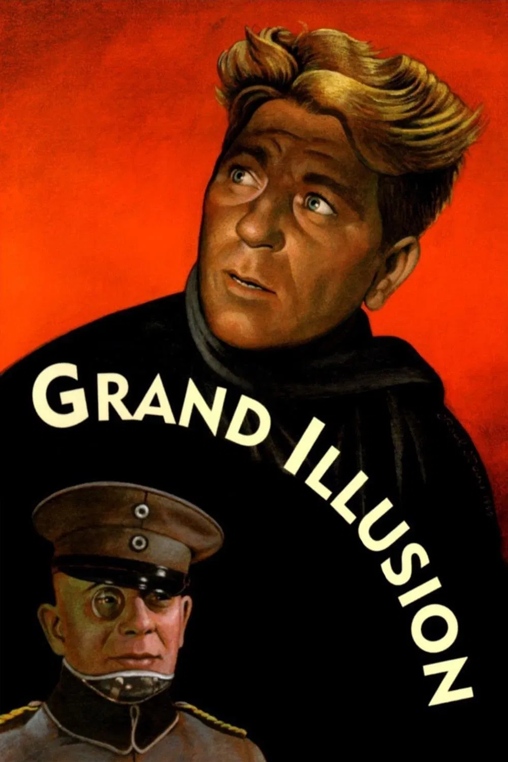 Poster chính thức của phim Phim Tâm Lý, Phim Lịch Sử "Grand Illusion" (Grand Illusion - 1937), với sự tham gia của diễn viên Jean Gabin và Pierre Fresnay.