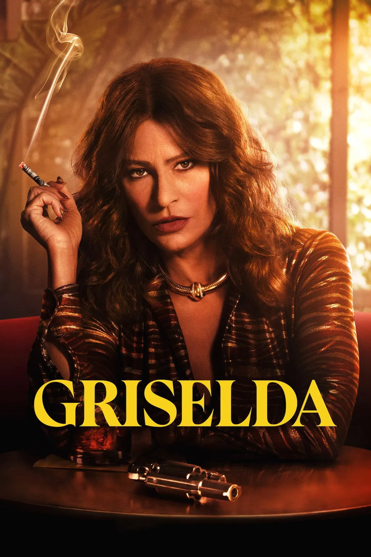 Poster chính thức của phim Phim Tâm Lý, Phim Hình Sự "Griselda" (Griselda - 2024), với sự tham gia của diễn viên Sofía Vergara và Alberto Guerra.