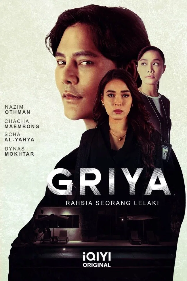 Poster chính thức của phim Phim Bí Ẩn "Griya: Rahsia Seorang Lelaki" (Griya: Rahsia Seorang Lelaki - 2026), với sự tham gia của diễn viên Scha Al-Yahya và Dynas Mokhtar.