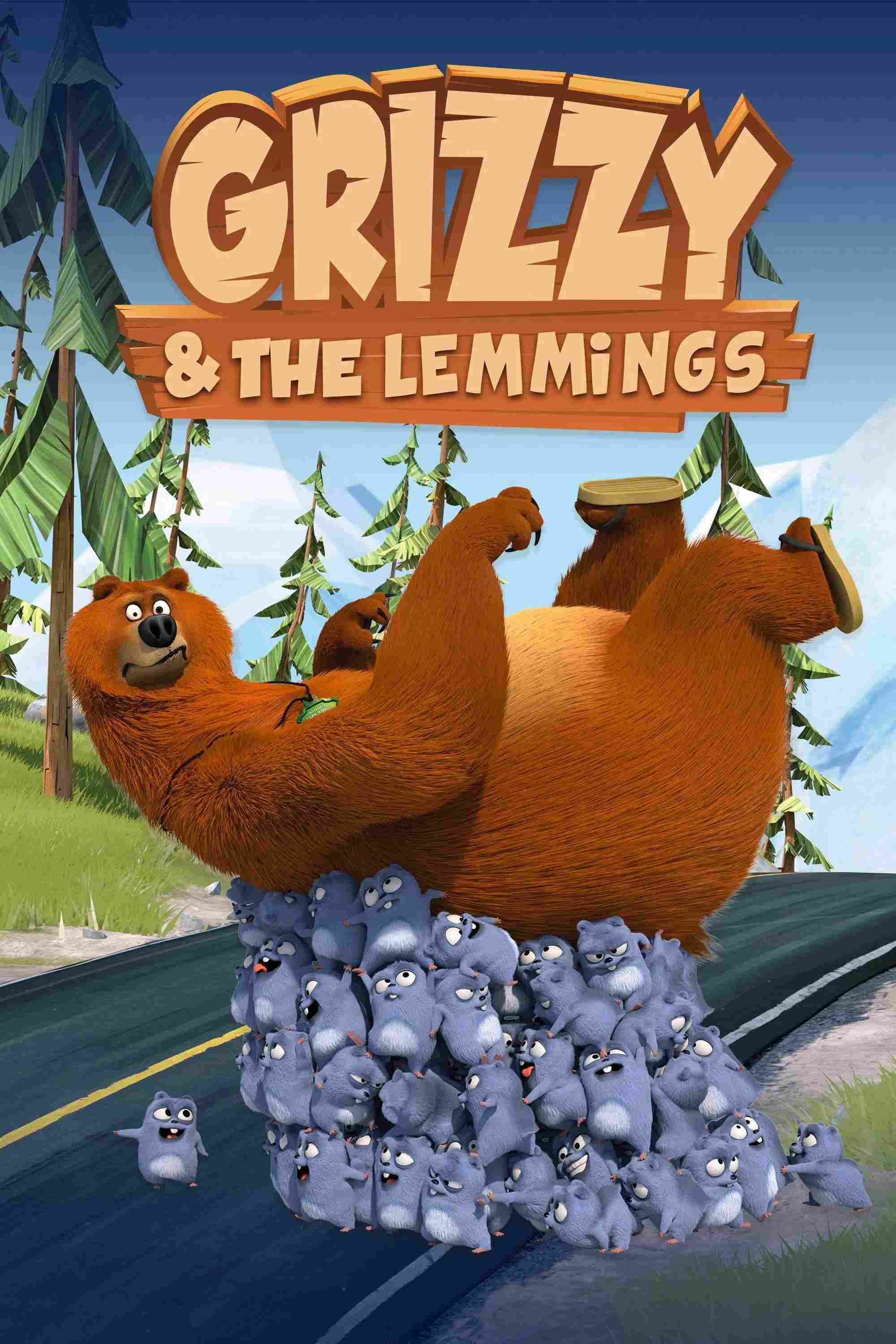 Poster chính thức của phim Phim Thiếu Nhi, Phim Hoạt Hình "Grizzy Và Hội Lemmut (Phần 4)" (Grizzy & the Lemmings - 2016), với sự tham gia của diễn viên Pierre-Alain de Garrigues.