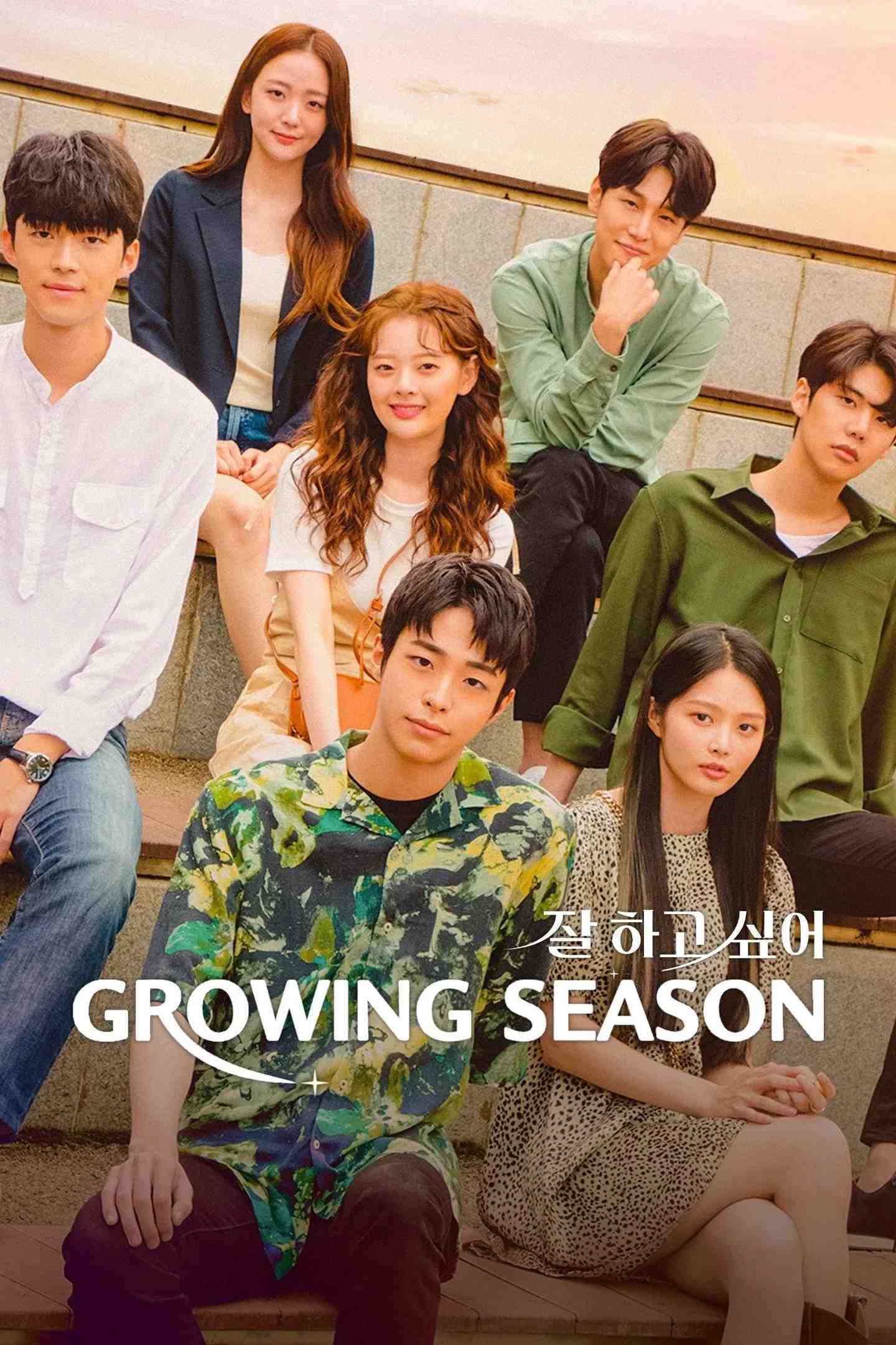 Poster chính thức của phim Phim Tâm Lý "Growing Season" (Growing Season - 2020), với sự tham gia của diễn viên Han Su-ah và Park Ji-won.