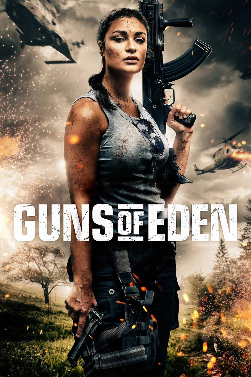 Poster chính thức của phim Phim Hành Động, Phim Giật Gân "Guns Of Eden" (Guns of Eden - 2022), với sự tham gia của diễn viên Alexandra Faye Sadeghian và Lynn Lowry.