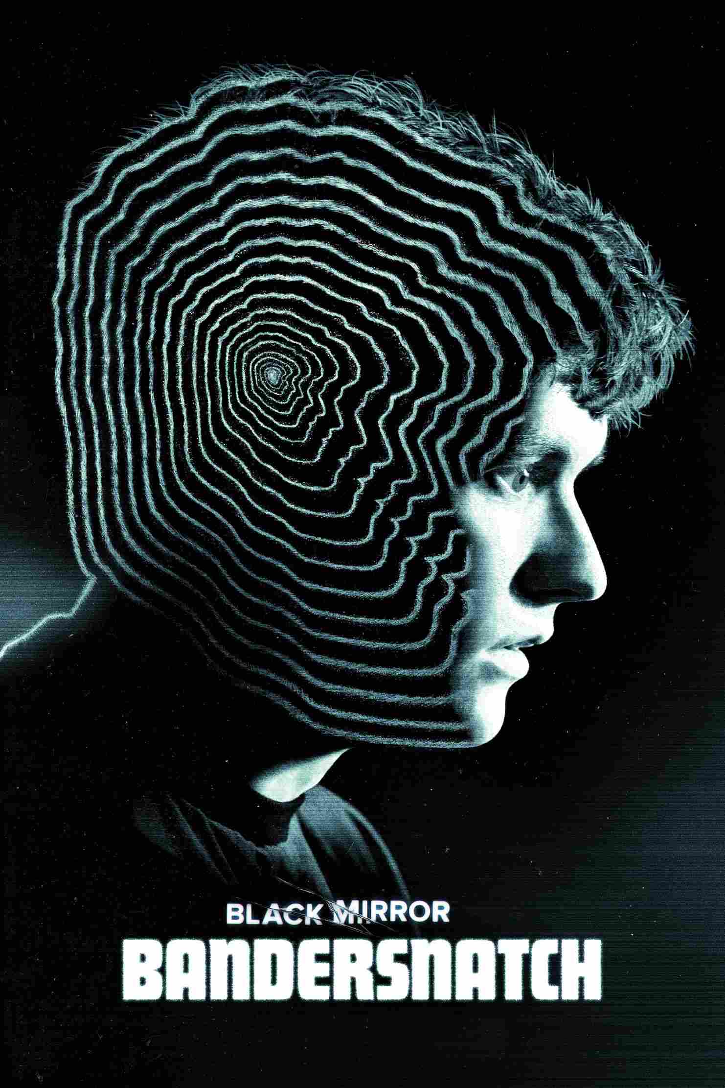 Poster chính thức của phim Phim Viễn Tưởng, Phim Bí Ẩn "Gương Đen: Bandersnatch" (Black Mirror: Bandersnatch - 2018), với sự tham gia của diễn viên Fionn Whitehead và Craig Parkinson.