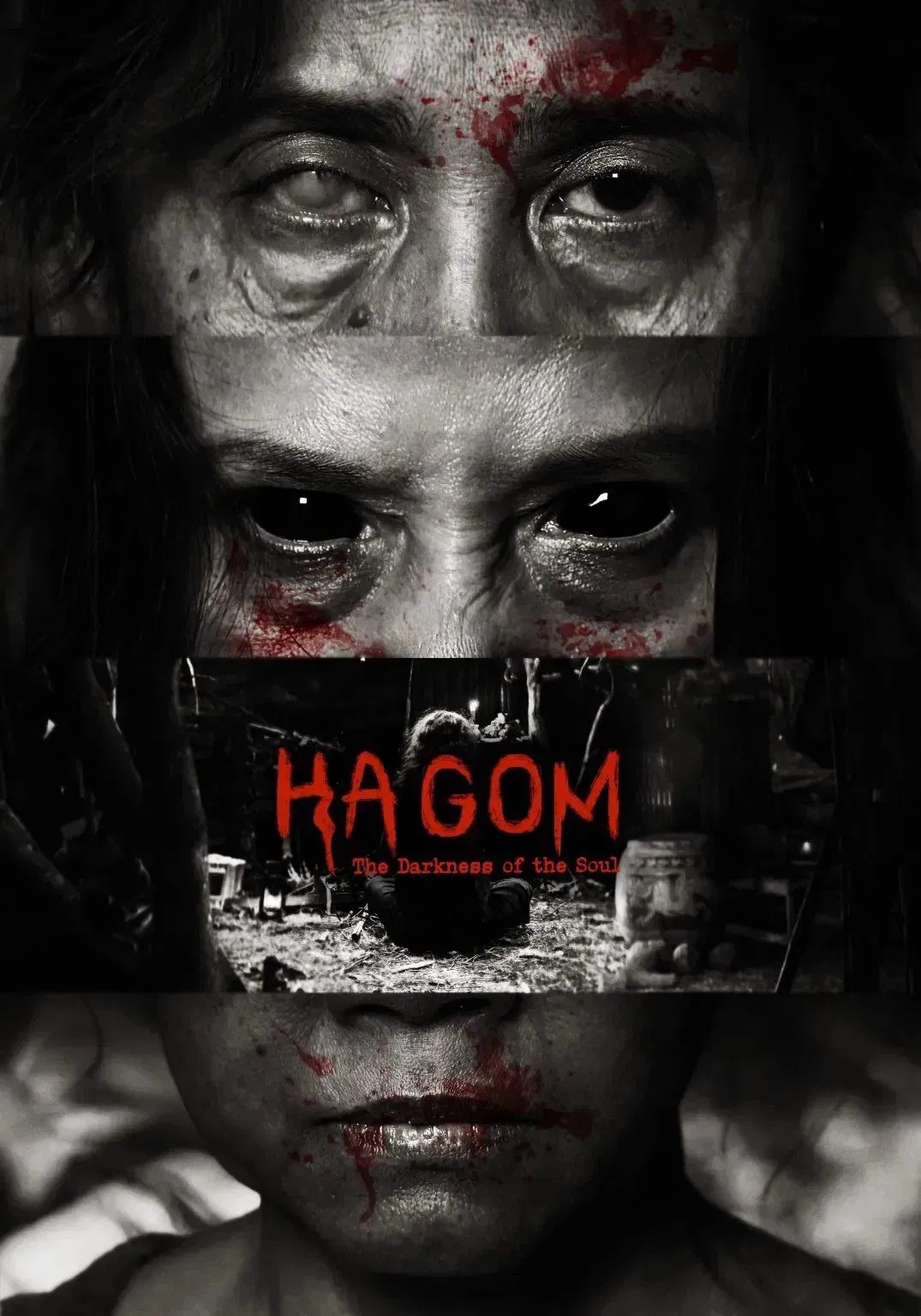 Poster chính thức của phim Phim Kinh Dị "Ha Gom: Bóng Tối Của Tâm Hồn" (Ha Gom: The Darkness of the Soul - 2025), với sự tham gia của diễn viên Chamaiporn Sitthiworanang và Yasaka Chaisorn.