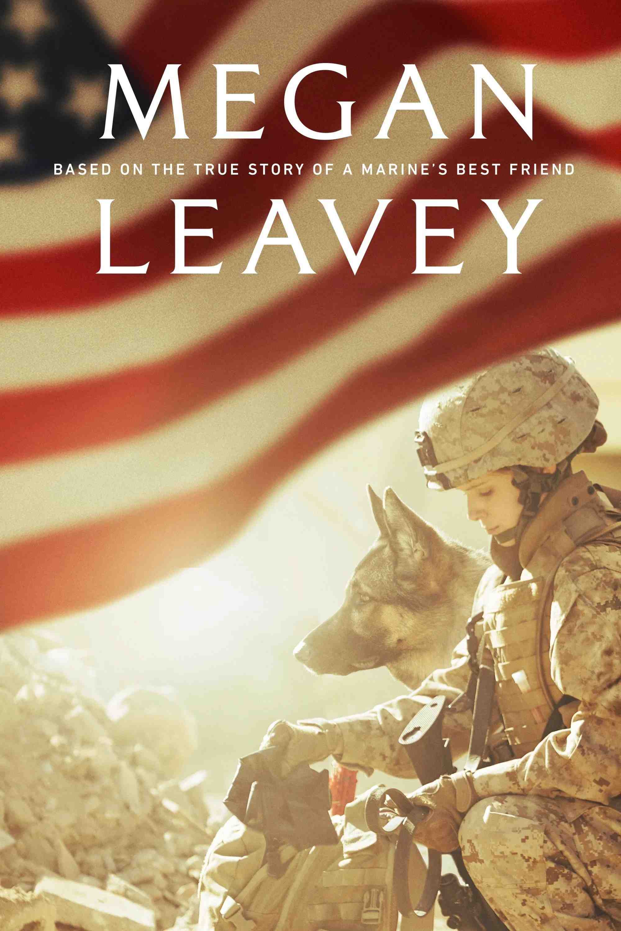 Poster chính thức của phim Phim Tâm Lý, Phim Chiến Tranh "Hạ Sĩ Megan Leavey" (Megan Leavey - 2017), với sự tham gia của diễn viên Kate Mara và Ramón Rodríguez.