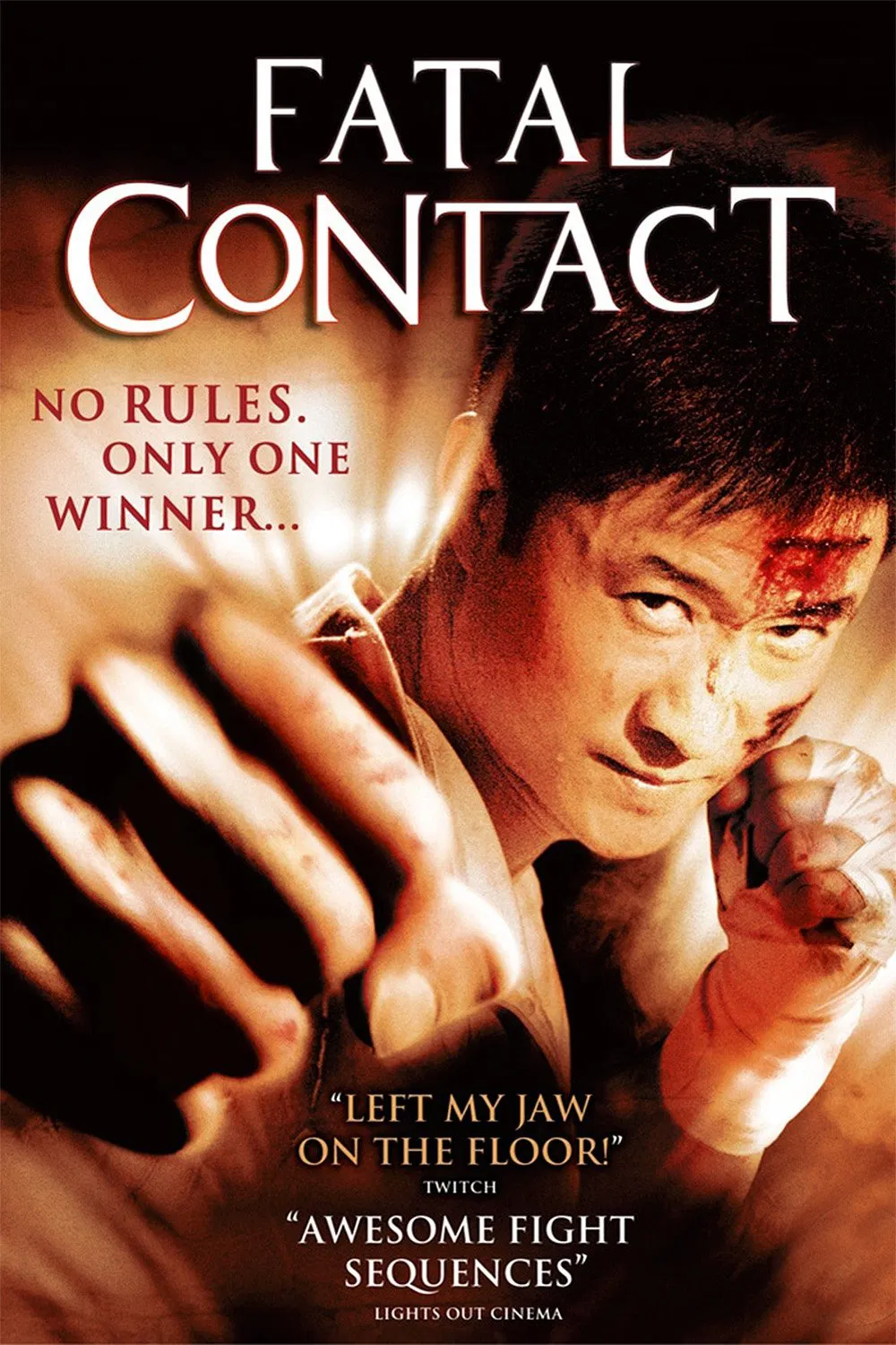 Poster chính thức của phim Phim Hành Động, Phim Giật Gân "Hắc Quyền" (Fatal Contact - 2006), với sự tham gia của diễn viên Ngô Kinh và Trịnh Trung Cơ.