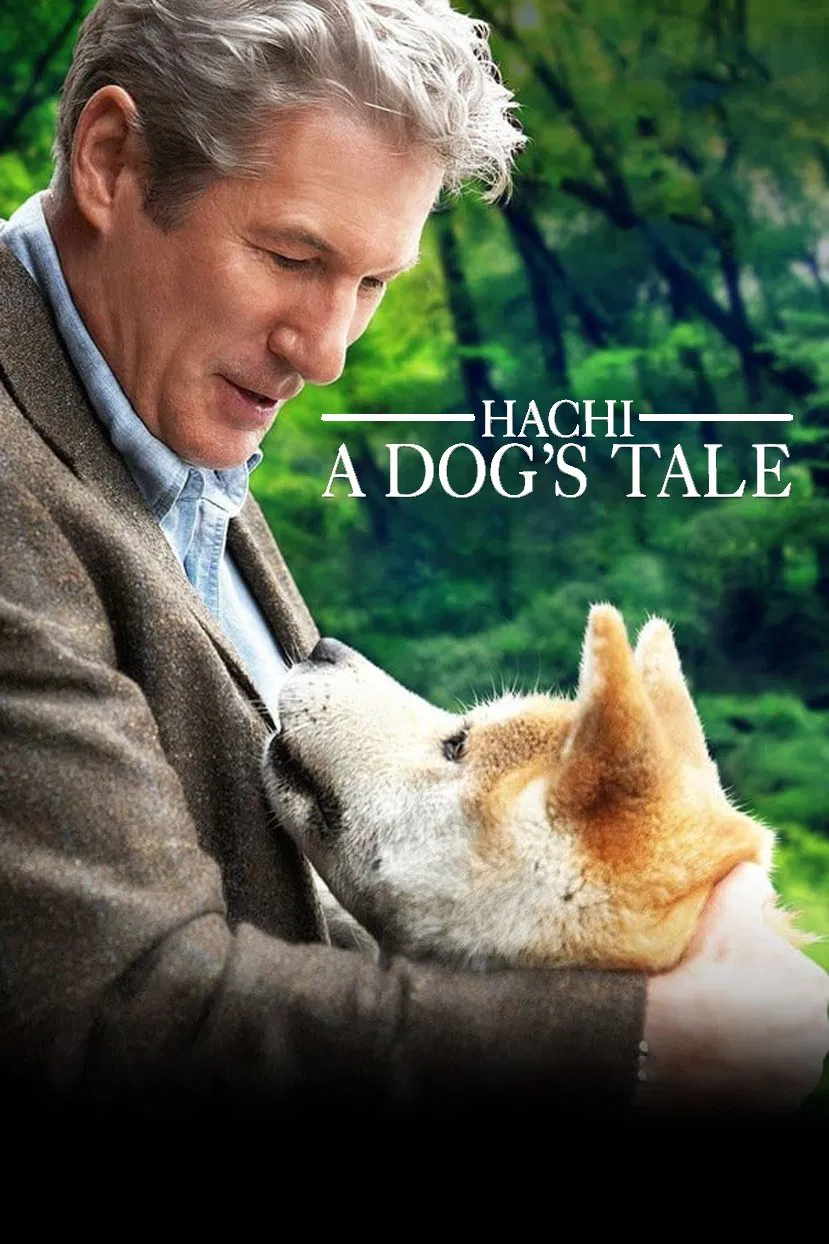 Poster chính thức của phim Phim Tâm Lý, Phim Gia Đình "Hachi: A Dog's Tale" (Hachi: A Dog's Tale - 2009), với sự tham gia của diễn viên Richard Gere và Joan Allen.