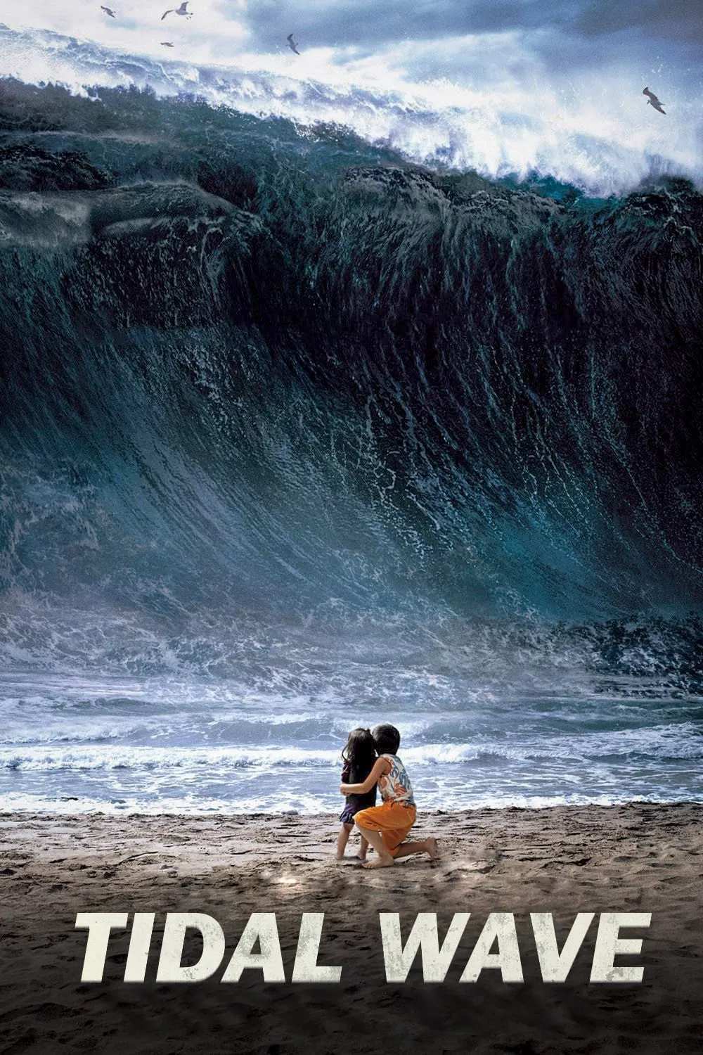 Poster chính thức của phim Phim Hành Động, Phim Tâm Lý "Haeundae" (Tidal Wave - 2009), với sự tham gia của diễn viên Sul Kyung-gu và Ha Ji-won.