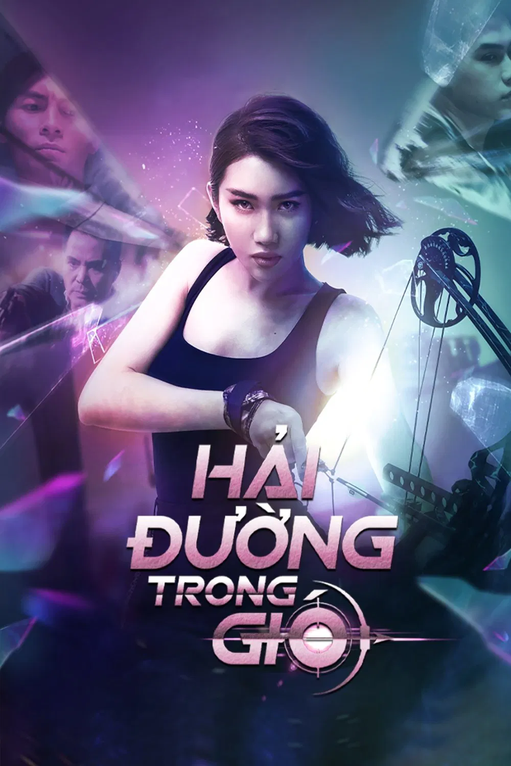 Poster chính thức của phim "Hải Đường Trong Gió" (Hải Đường Trong Gió - 2020), với sự tham gia của diễn viên Trung Dũng và Gia Huy.