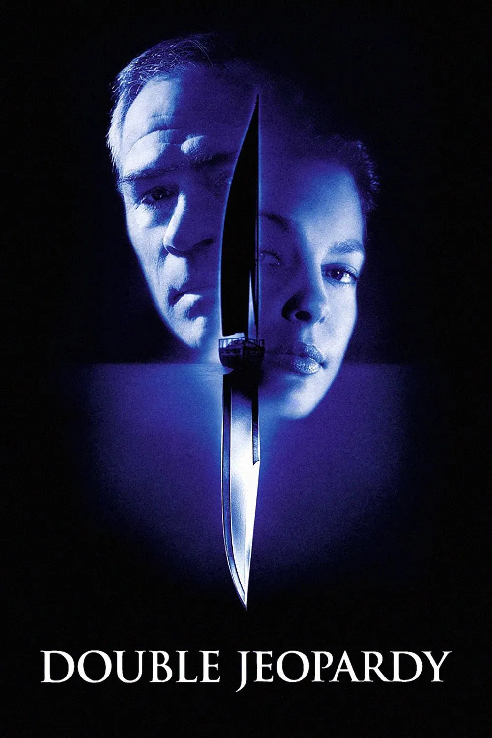Poster chính thức của phim Phim Tâm Lý, Phim Giật Gân "Hai Lần Phạm Tội" (Double Jeopardy - 1999), với sự tham gia của diễn viên Ashley Judd và Tommy Lee Jones.