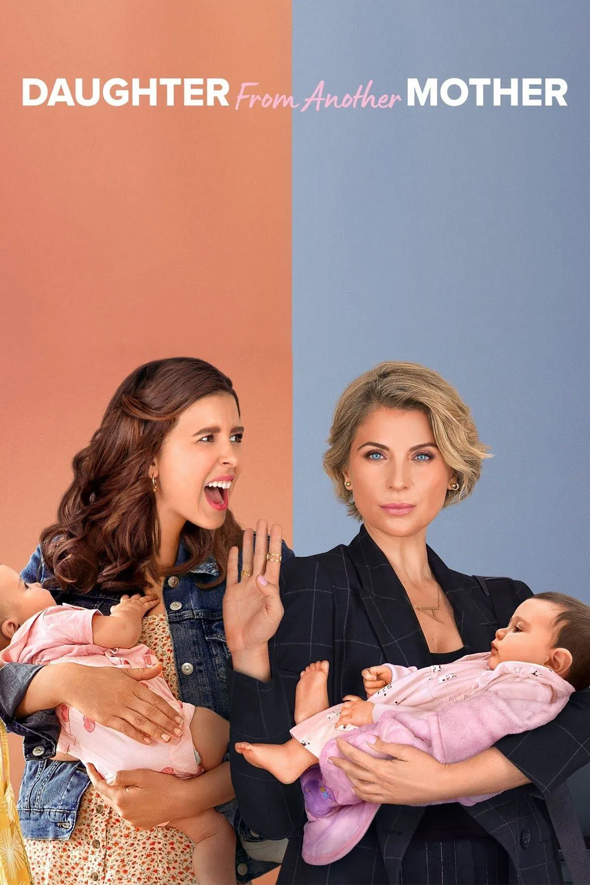 Poster chính thức của phim Phim Hài, Phim Tâm Lý "Hai Mẹ, Hai Con (Phần 3)" (Daughter from Another Mother - 2021), với sự tham gia của diễn viên Ludwika Paleta và Paulina Goto.