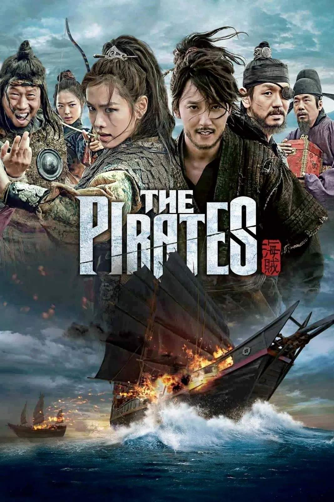 Poster chính thức của phim Phim Hành Động, Phim Phiêu Lưu "Hải Tặc" (The Pirates - 2014), với sự tham gia của diễn viên Son Ye-jin và Kim Nam-gil.