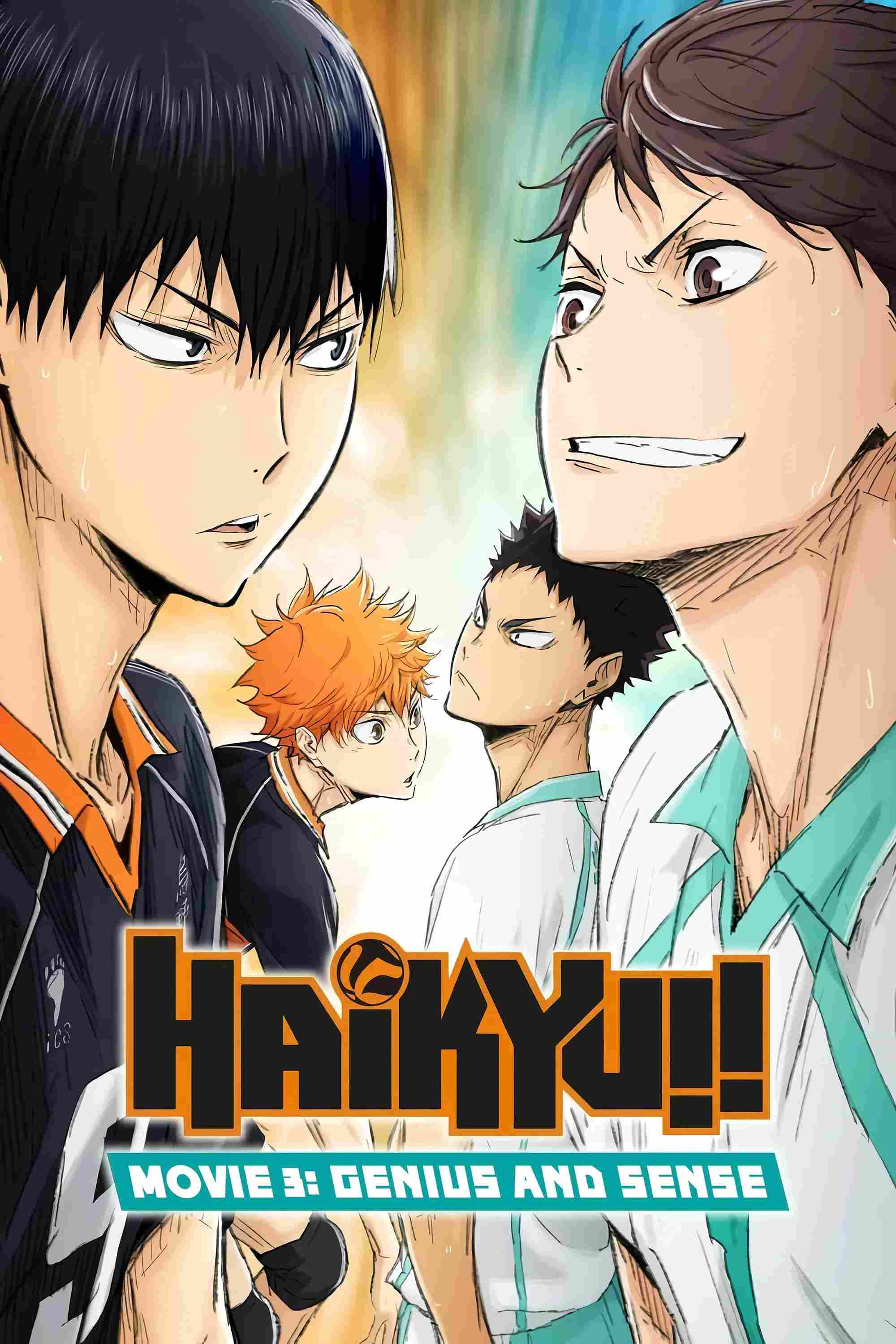 Poster chính thức của phim Phim Hoạt Hình, Phim Tâm Lý "Haikyu - Chàng khổng lồ tí hon (Phần 2)" (Haikyu!! The Movie: Talent and Sense - 2017), với sự tham gia của diễn viên Ayumu Murase và Kaito Ishikawa.